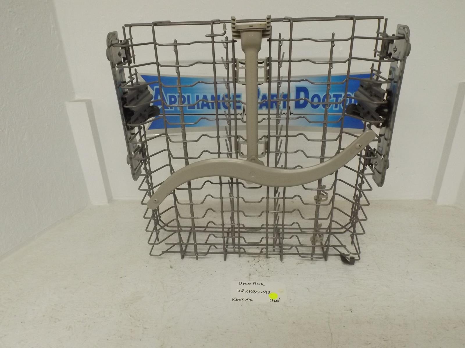 Kenmore Dishwasher WPW10350382 Upper Dish Rack Used