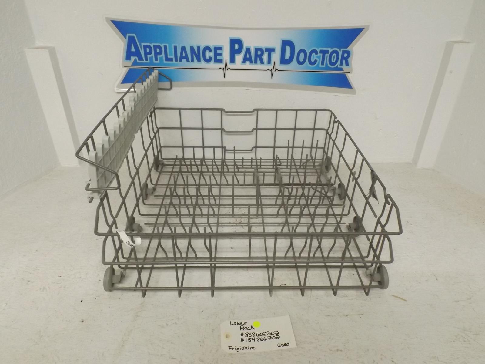 Frigidaire Dishwasher 808602302  154866702 Lower Rack Used