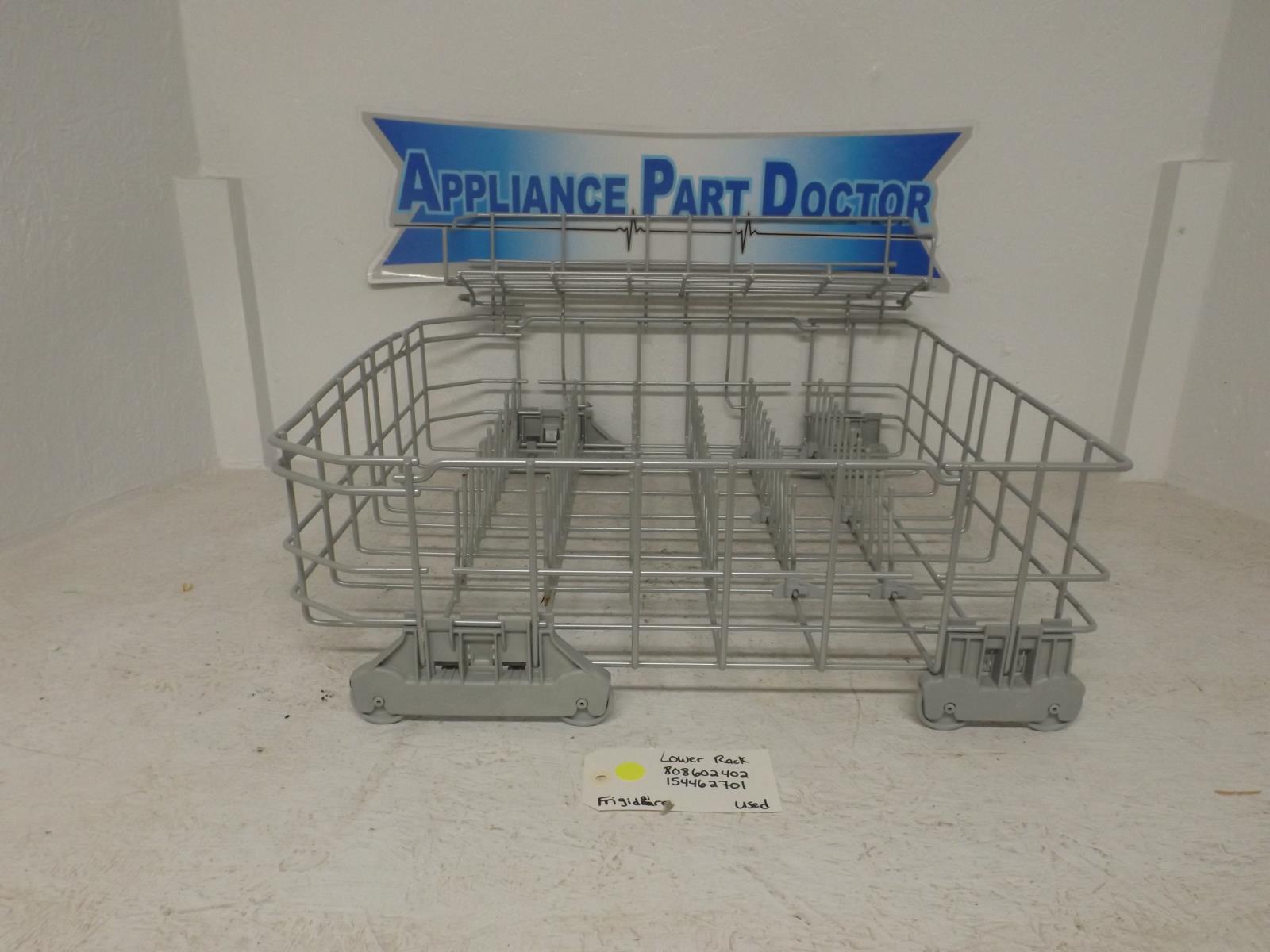 Frigidaire Dishwasher 808602402  154462701 Lower Dish Rack Used