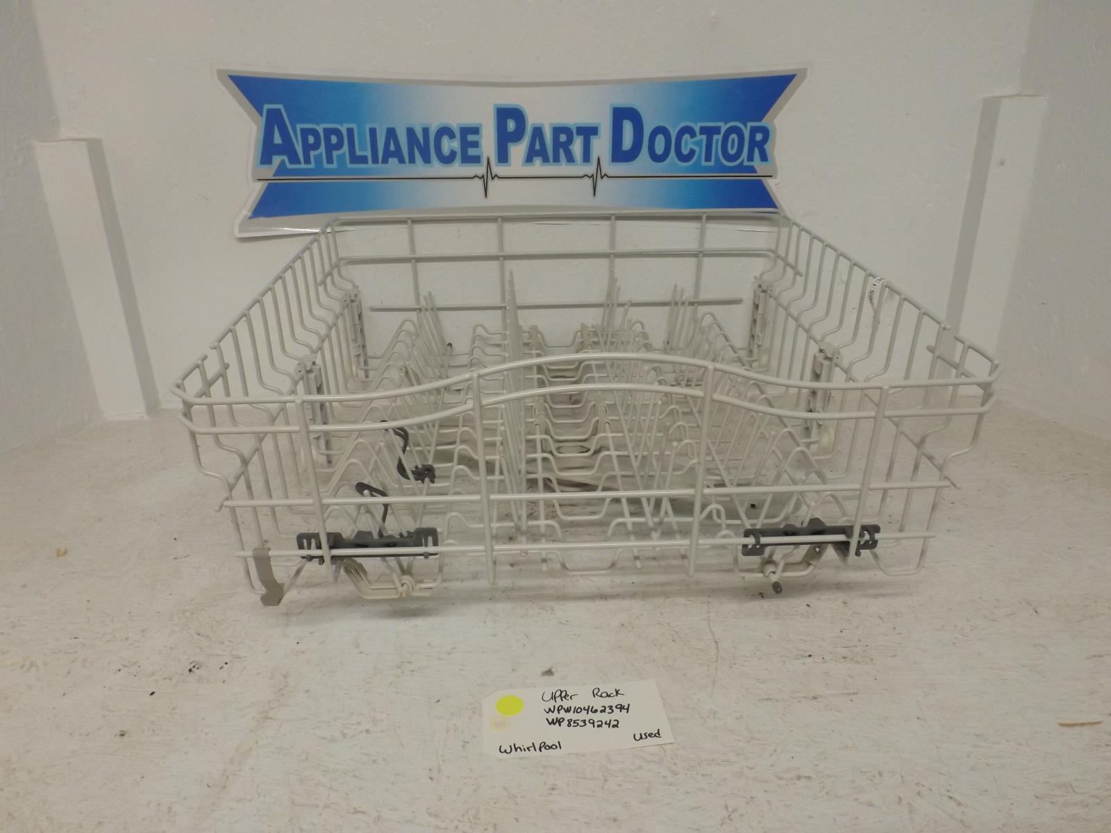 Whirlpool Dishwasher WPW10462394  WP8539242 Upper Dish Rack Used