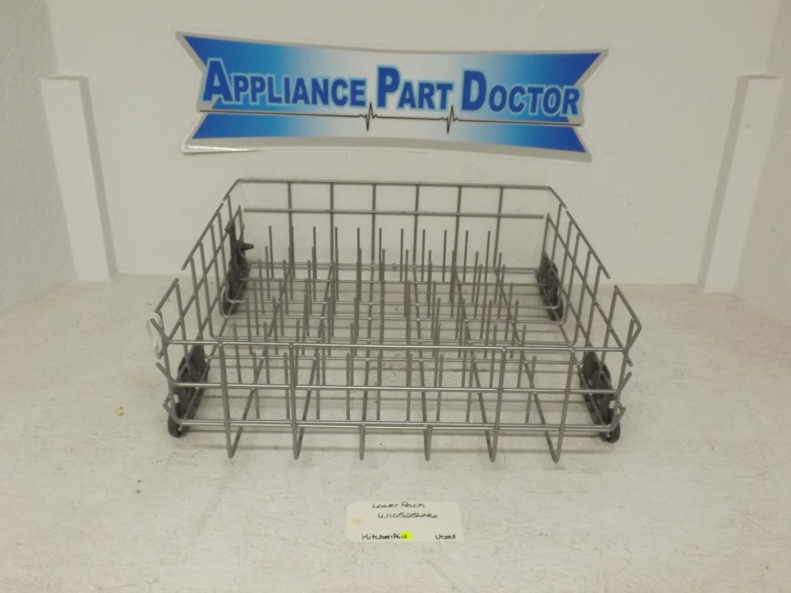 KitchenAid Dishwasher W10525646 Lower Rack Used