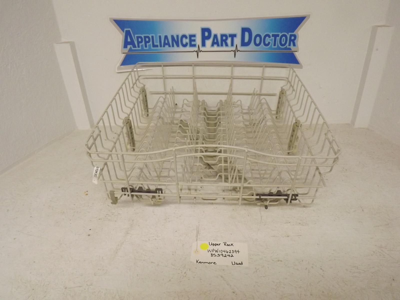 Kenmore Dishwasher WPW10462394  8539242 Upper Dish Rack Used