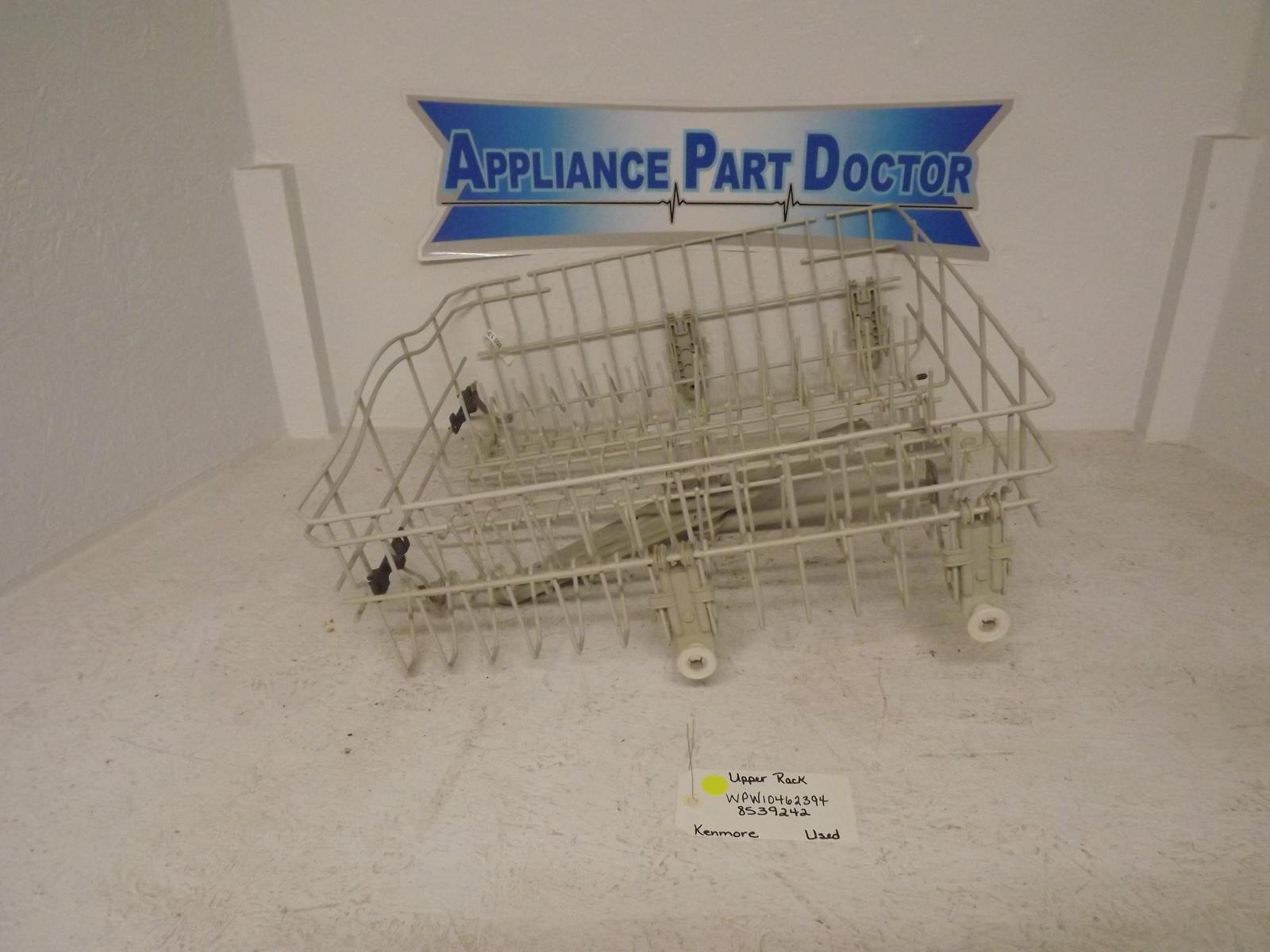 Kenmore Dishwasher WPW10462394  8539242 Upper Dish Rack Used