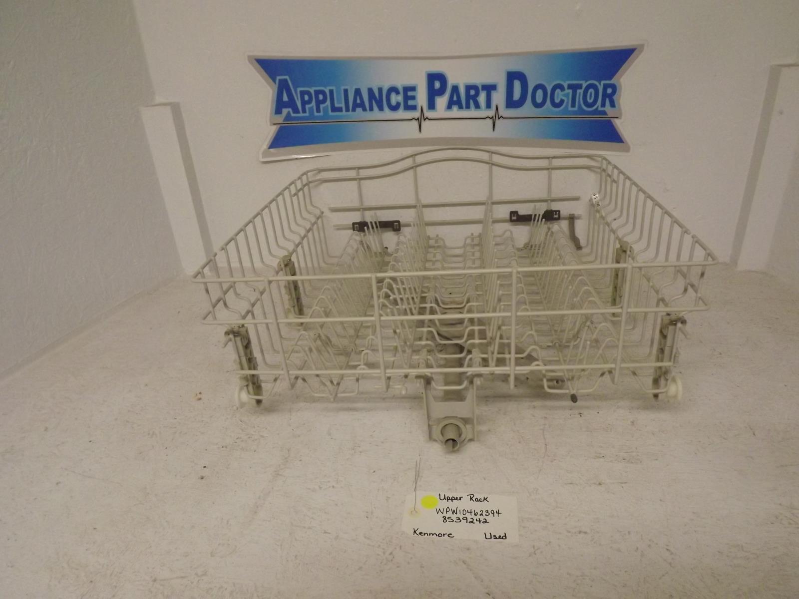 Kenmore Dishwasher WPW10462394  8539242 Upper Dish Rack Used