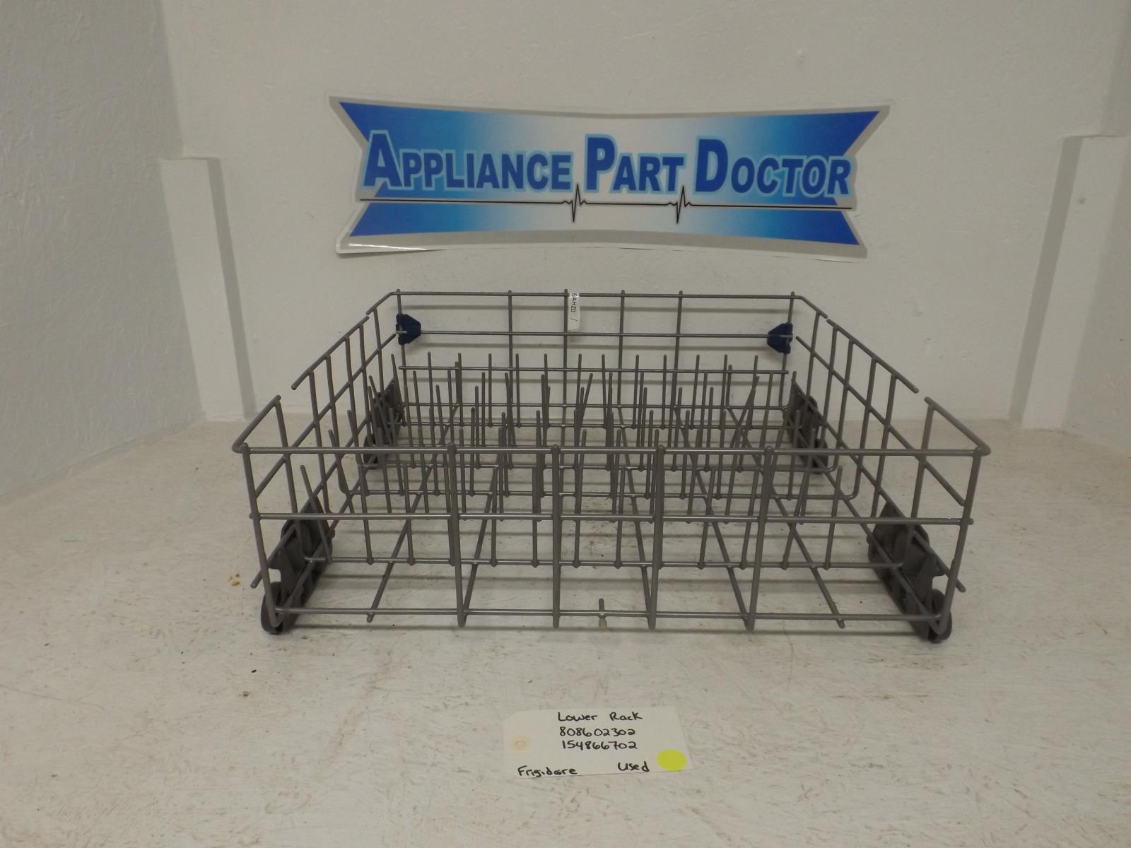 Frigidaire Dishwasher 808602302  154866702 Lower Rack Used