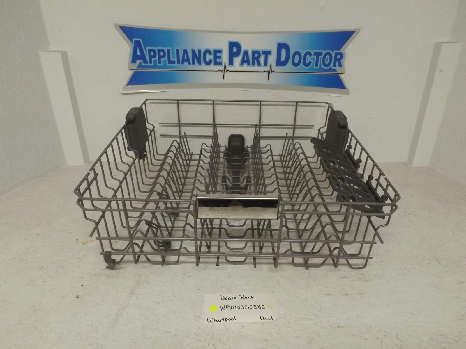 Whirlpool Dishwasher WPW10350382 Upper Dish Rack Used