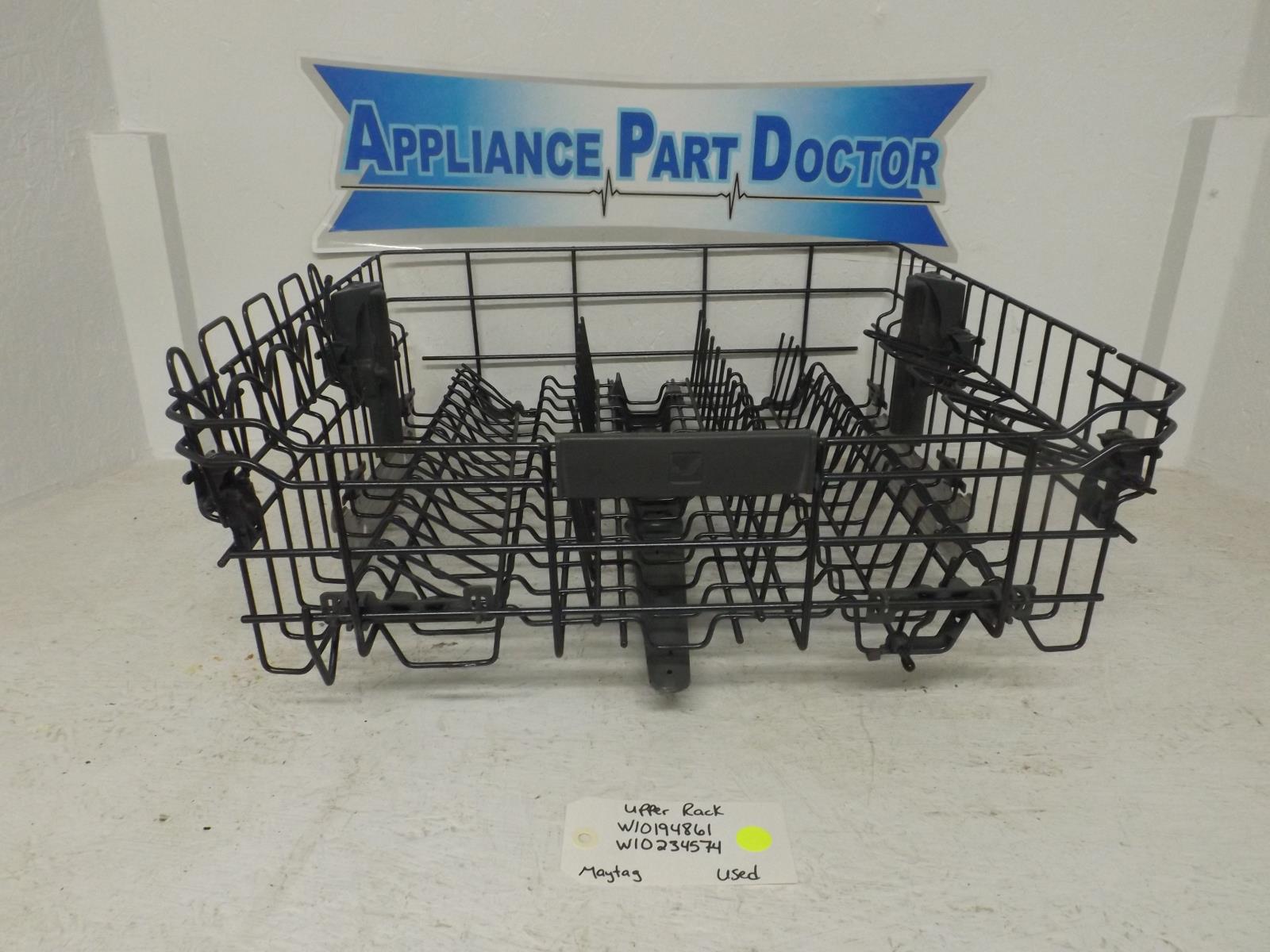 Maytag Dishwasher W10194861  W10234574 Upper Rack Used