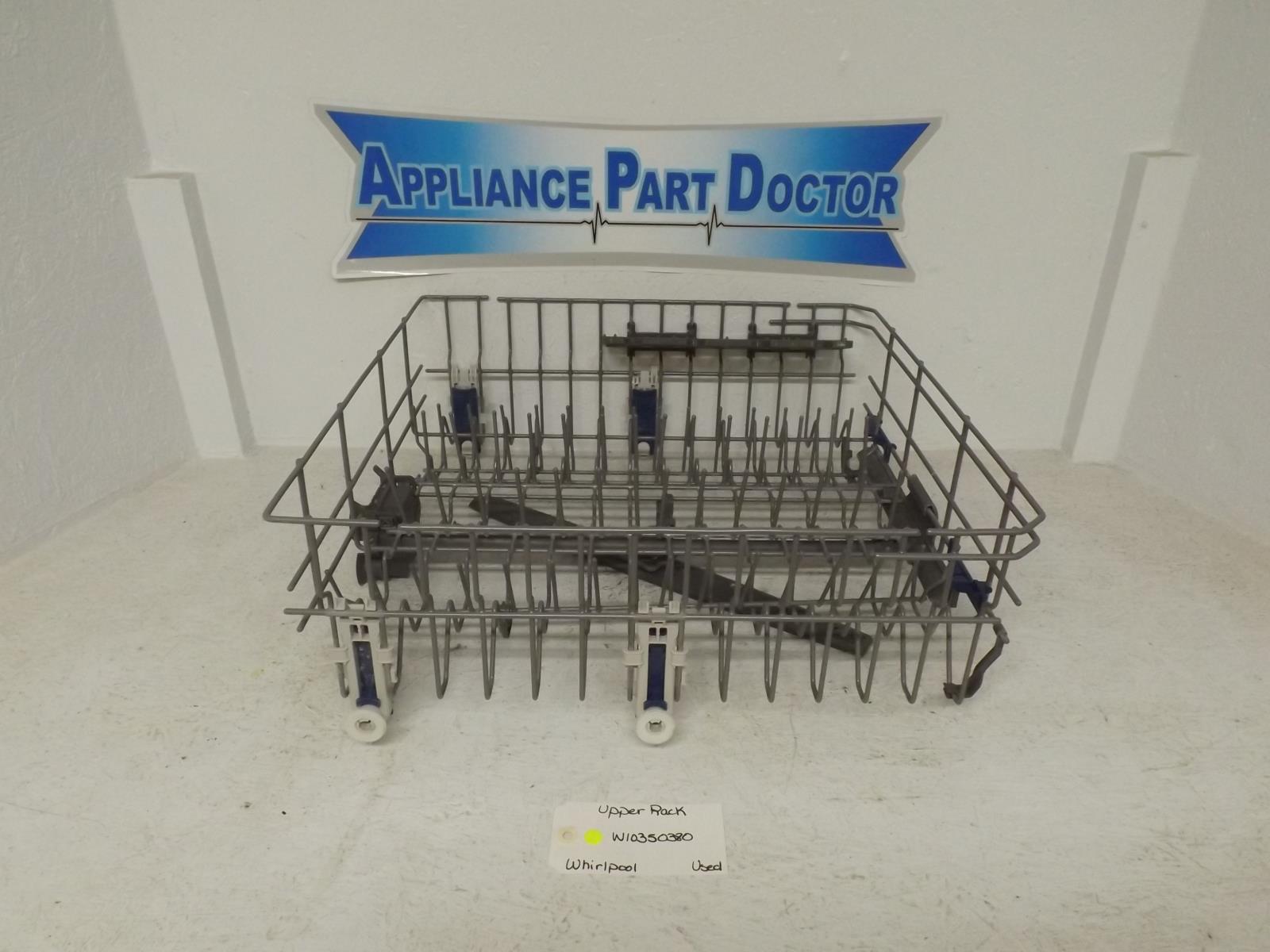 Whirlpool Dishwasher W10350380 Upper Rack Used