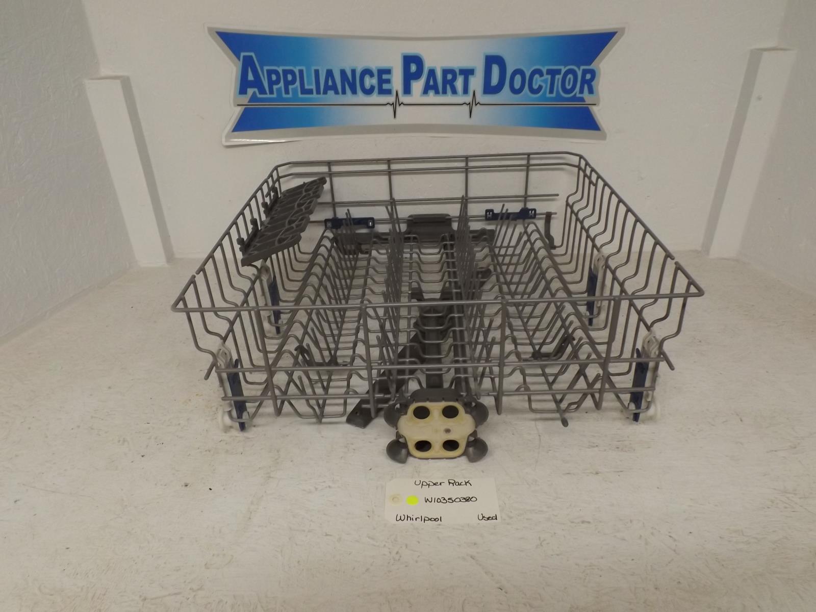 Whirlpool Dishwasher W10350380 Upper Rack Used