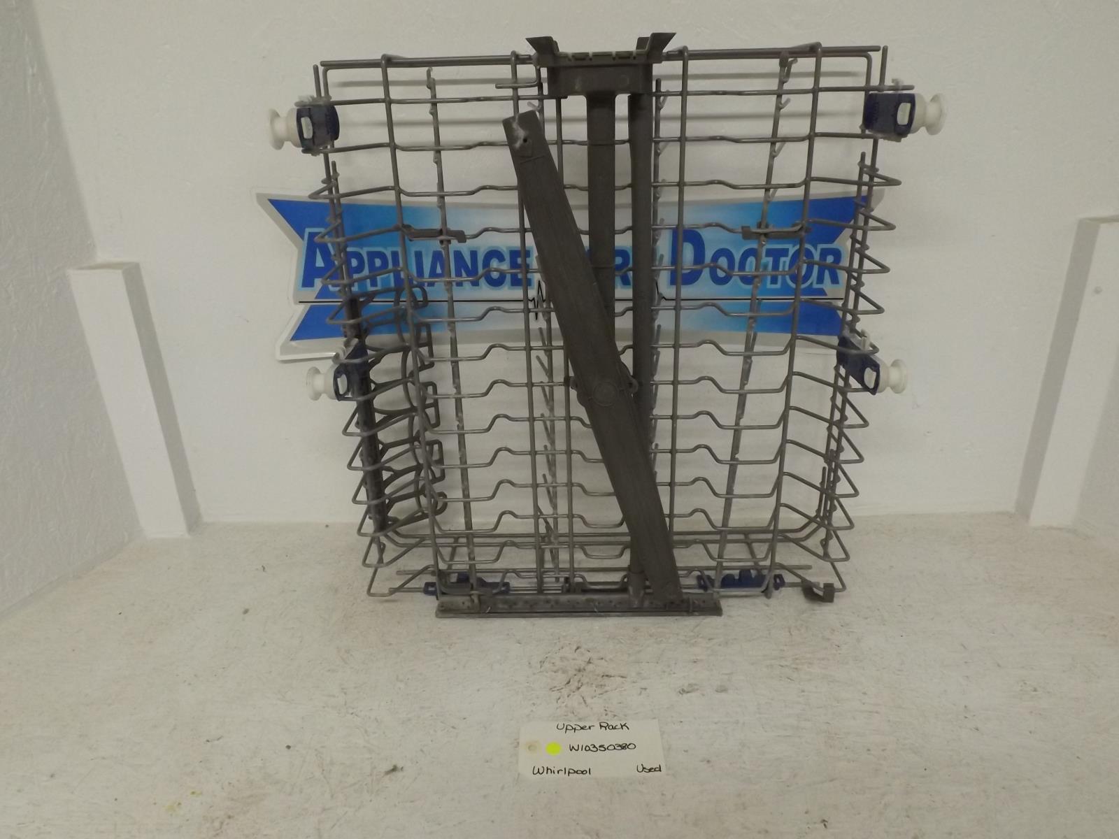 Whirlpool Dishwasher W10350380 Upper Rack Used