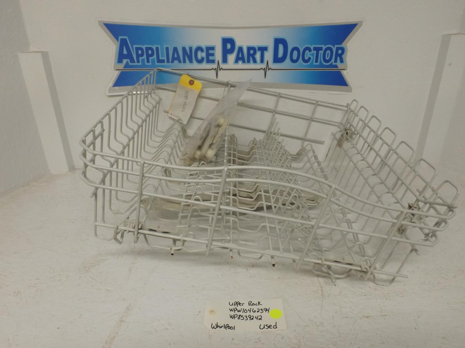 Whirlpool Dishwasher WPW10462394  WP8539242 Upper Rack Used