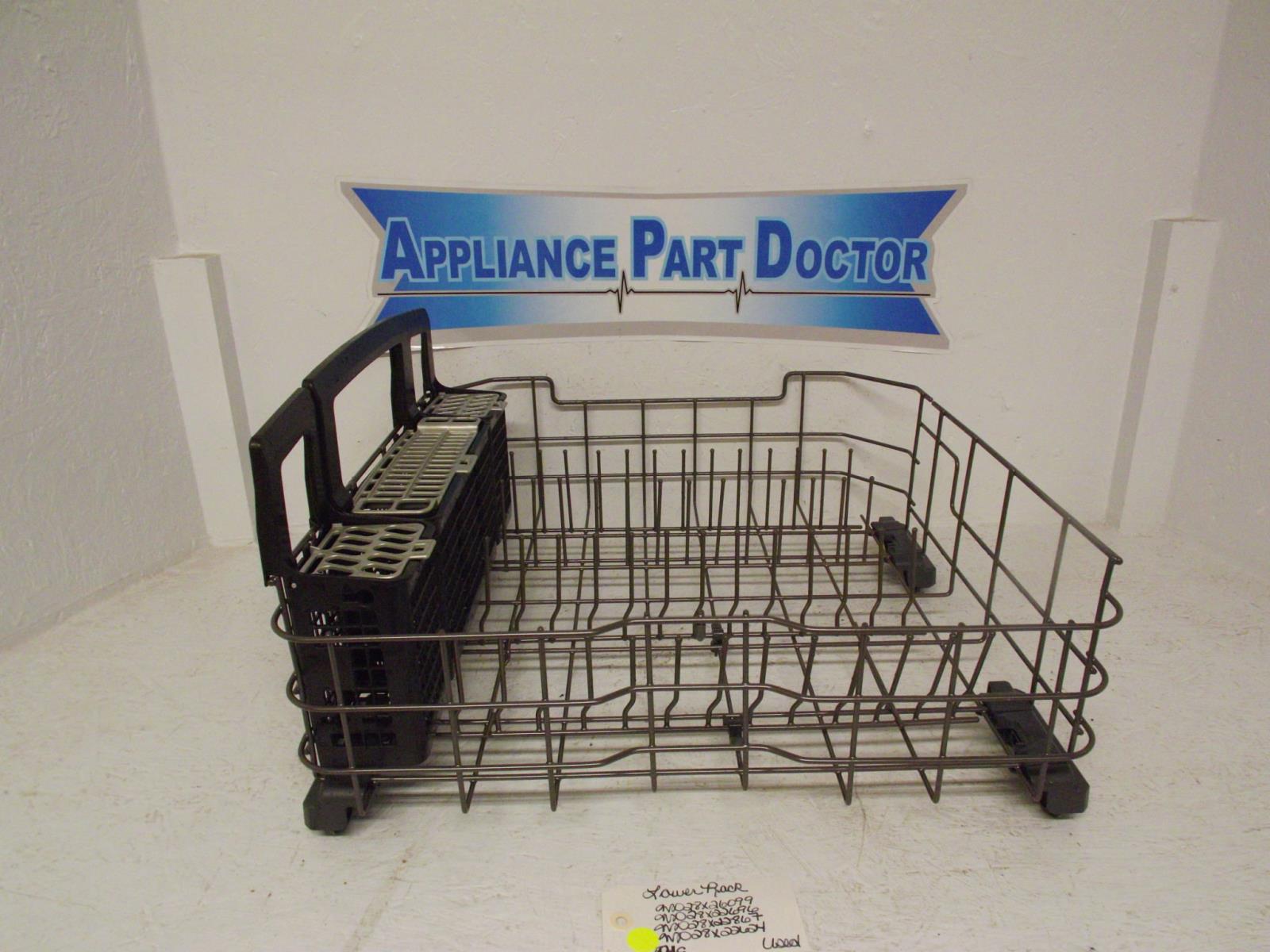 GE Dishwasher WD28X6099  WD28X22696  WD28X867  WD28X22624 Lower Rack Used