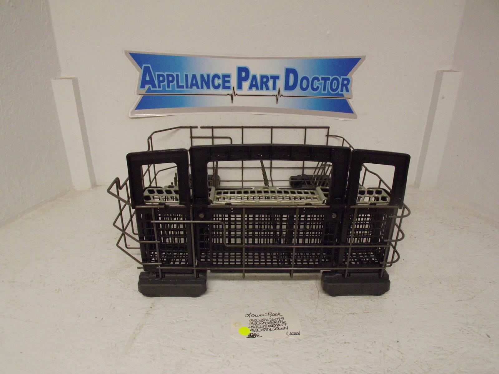 GE Dishwasher WD28X6099  WD28X22696  WD28X867  WD28X22624 Lower Rack Used