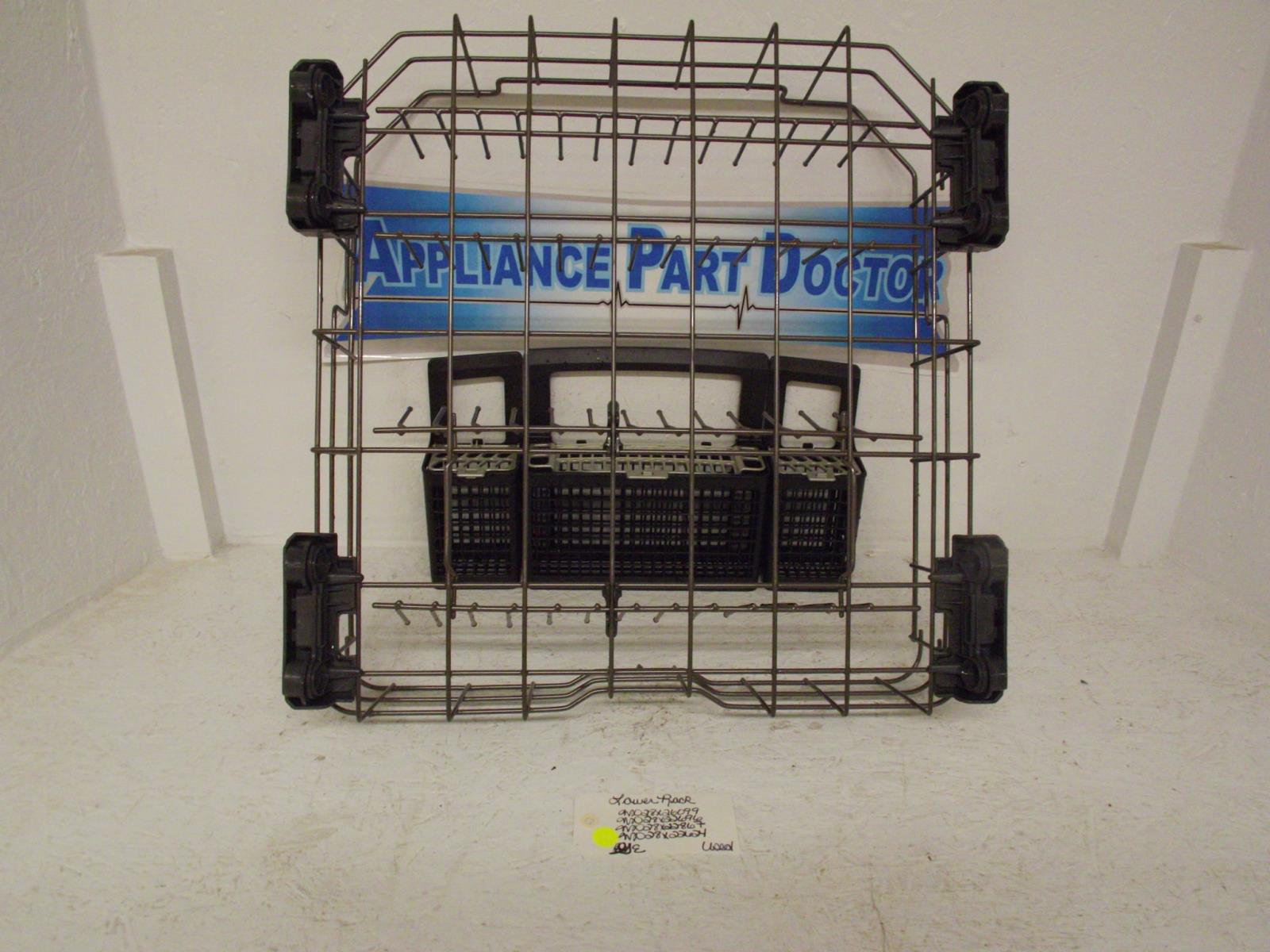GE Dishwasher WD28X6099  WD28X22696  WD28X867  WD28X22624 Lower Rack Used