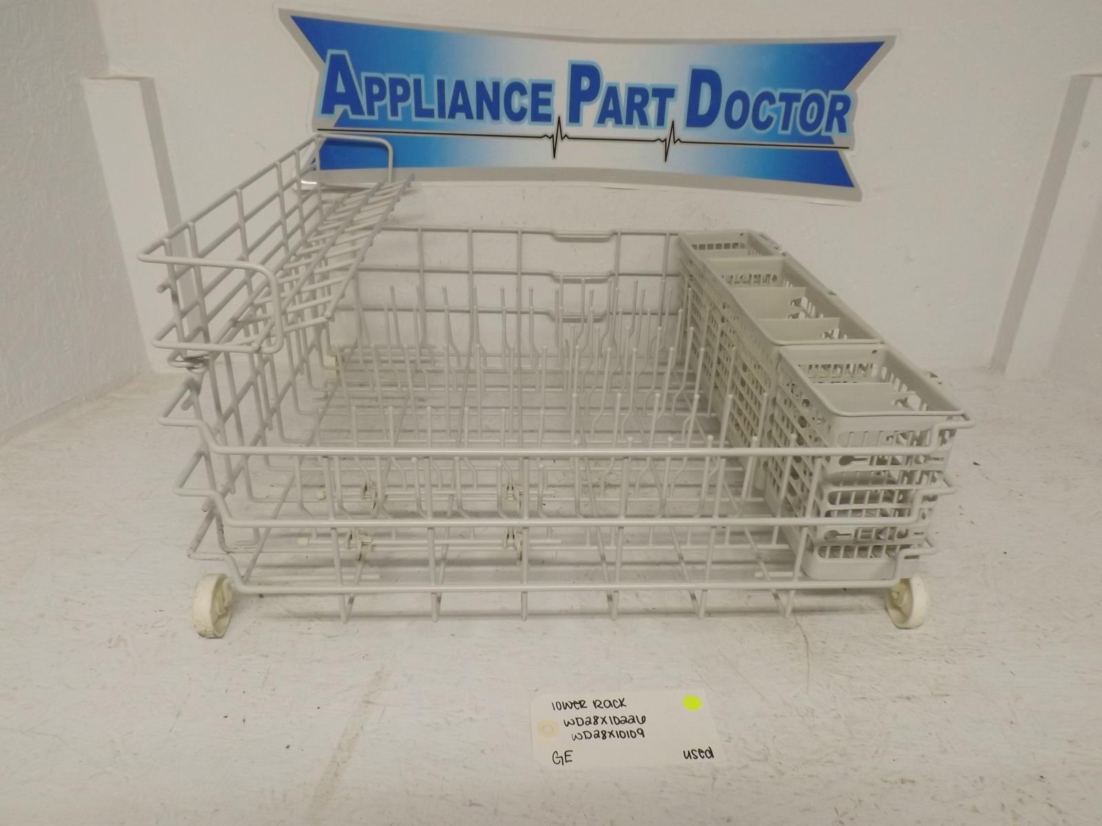 GE Dishwasher WD28X10226  WD28X10109 Lower Rack Used