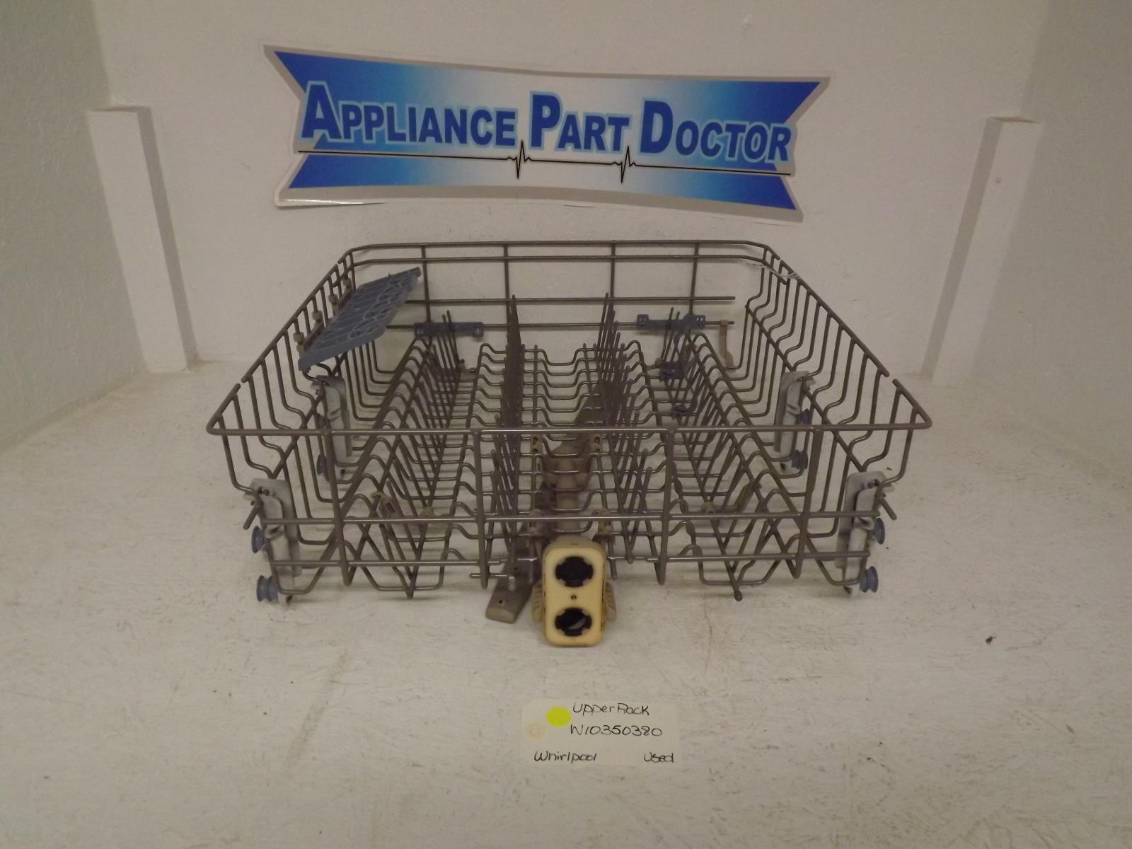 Whirlpool Dishwasher W10350380 Upper Rack Used