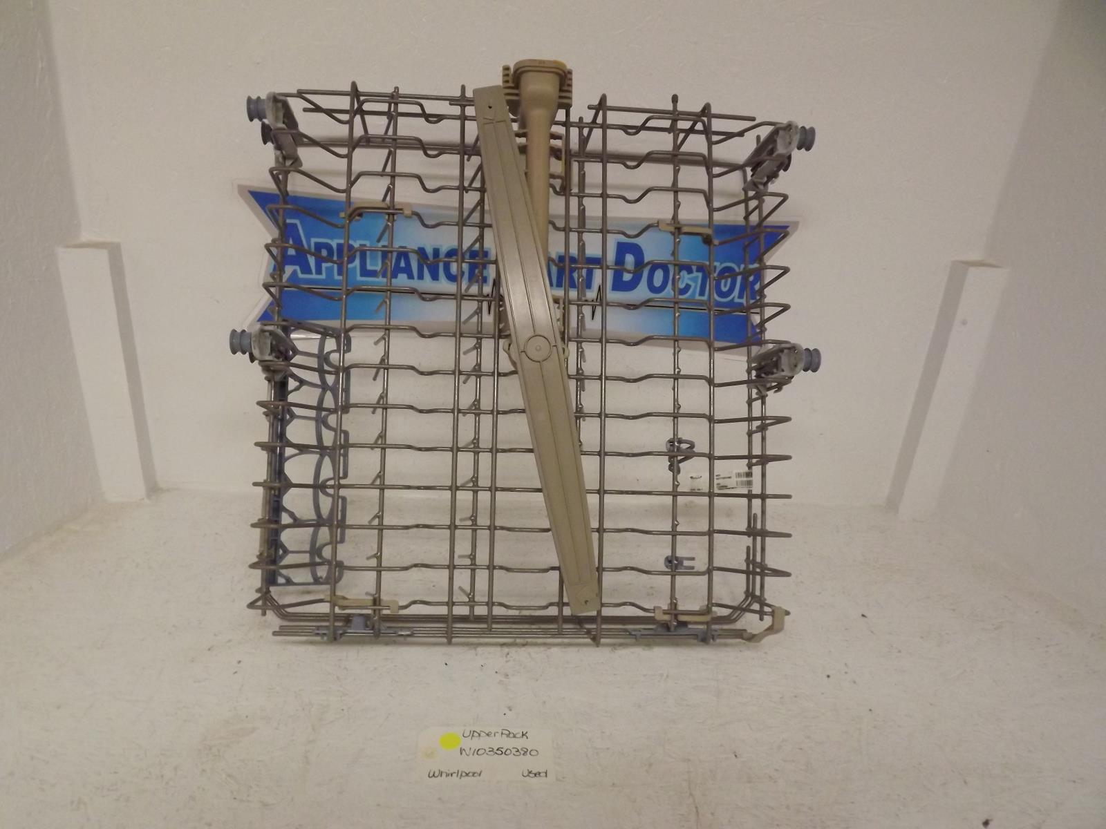 Whirlpool Dishwasher W10350380 Upper Rack Used