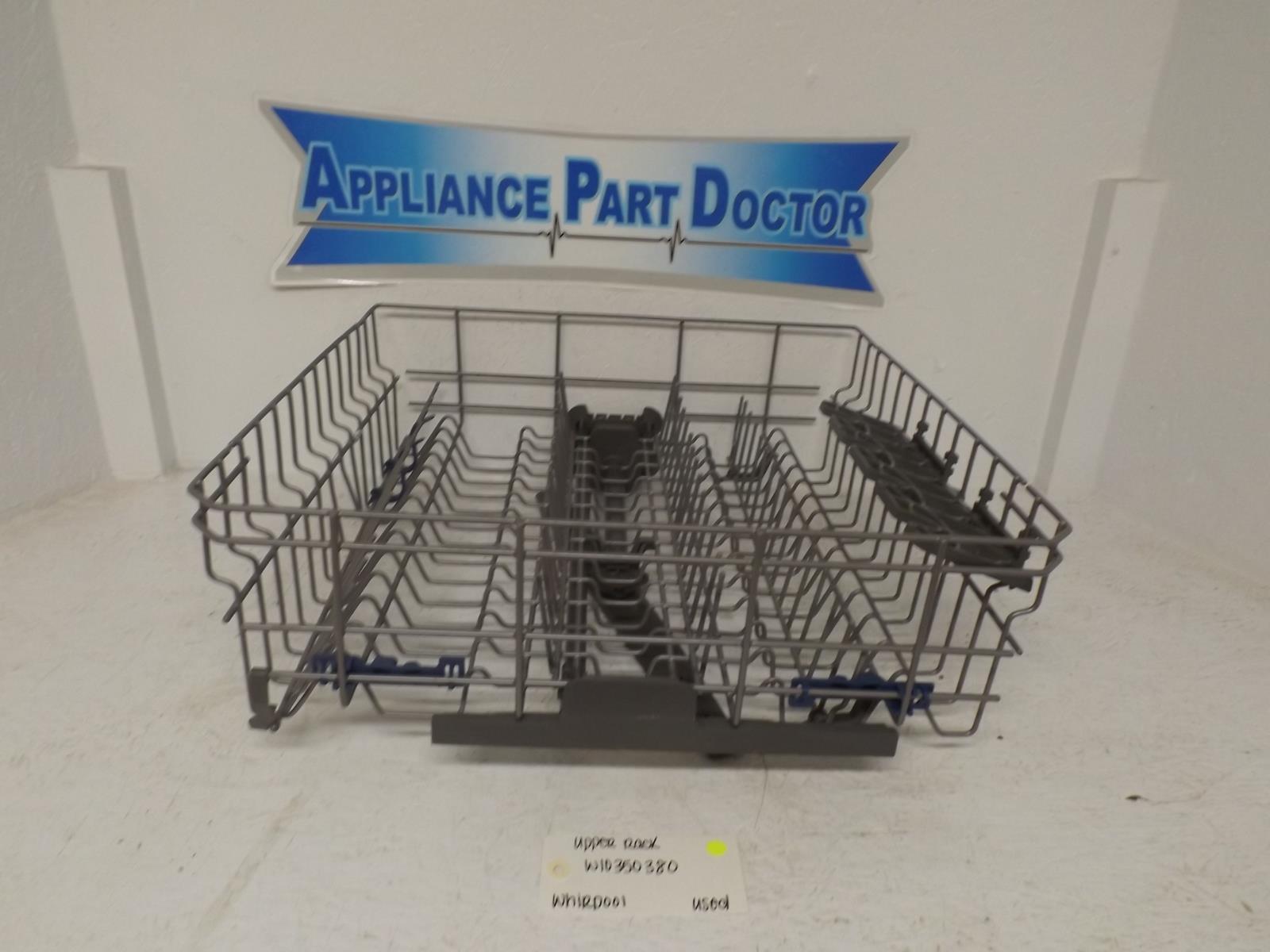Whirlpool Dishwasher W10350380 Upper Rack Used