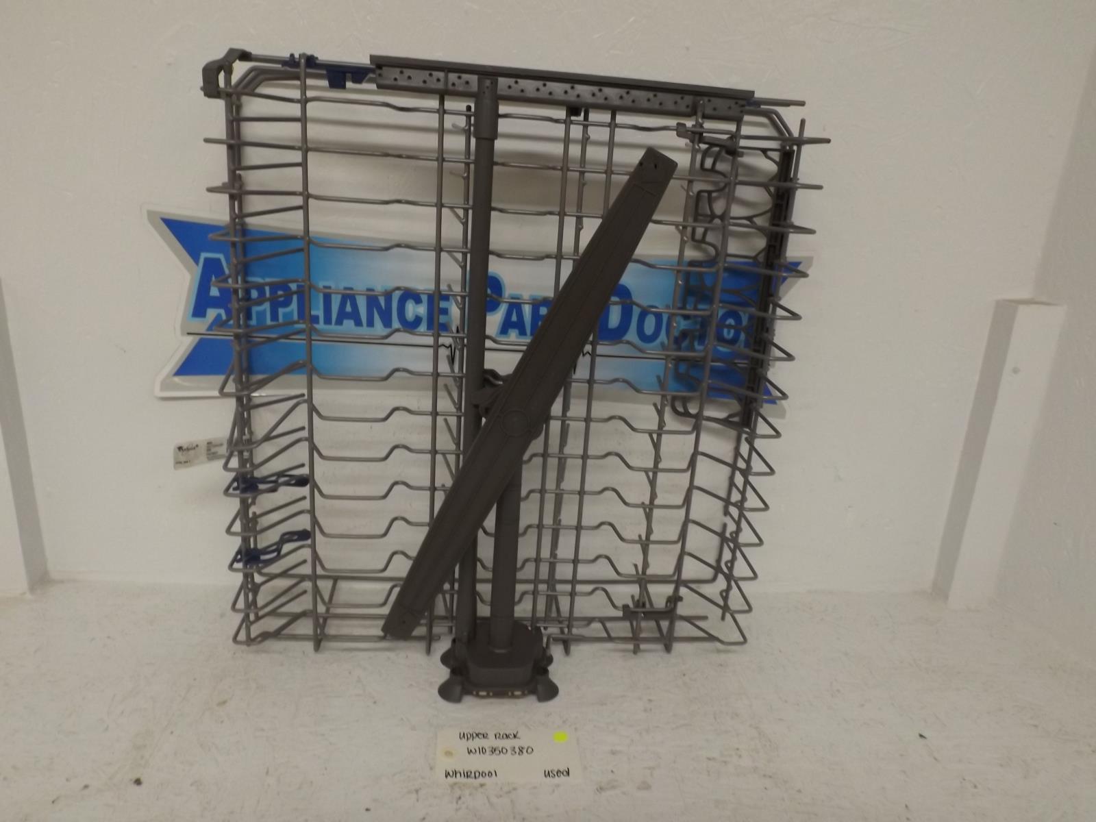 Whirlpool Dishwasher W10350380 Upper Rack Used