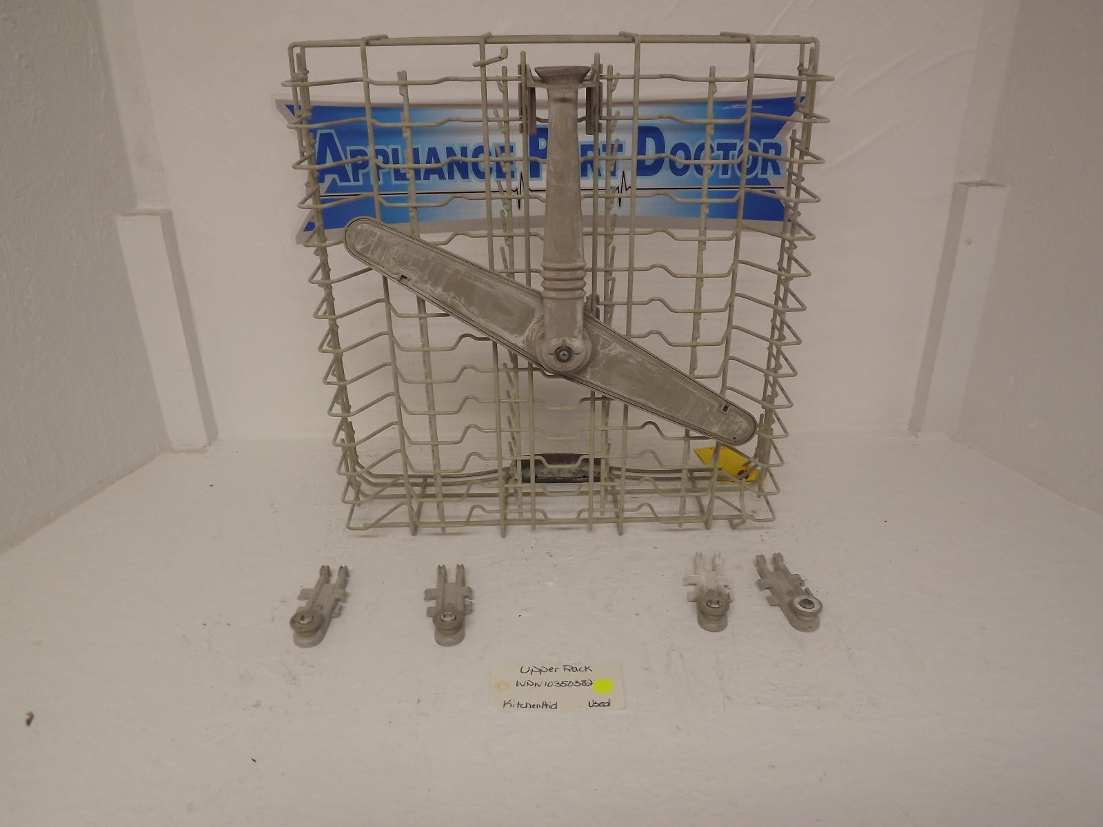 KitchenAid Dishwasher WPW10350382 Upper Rack Used