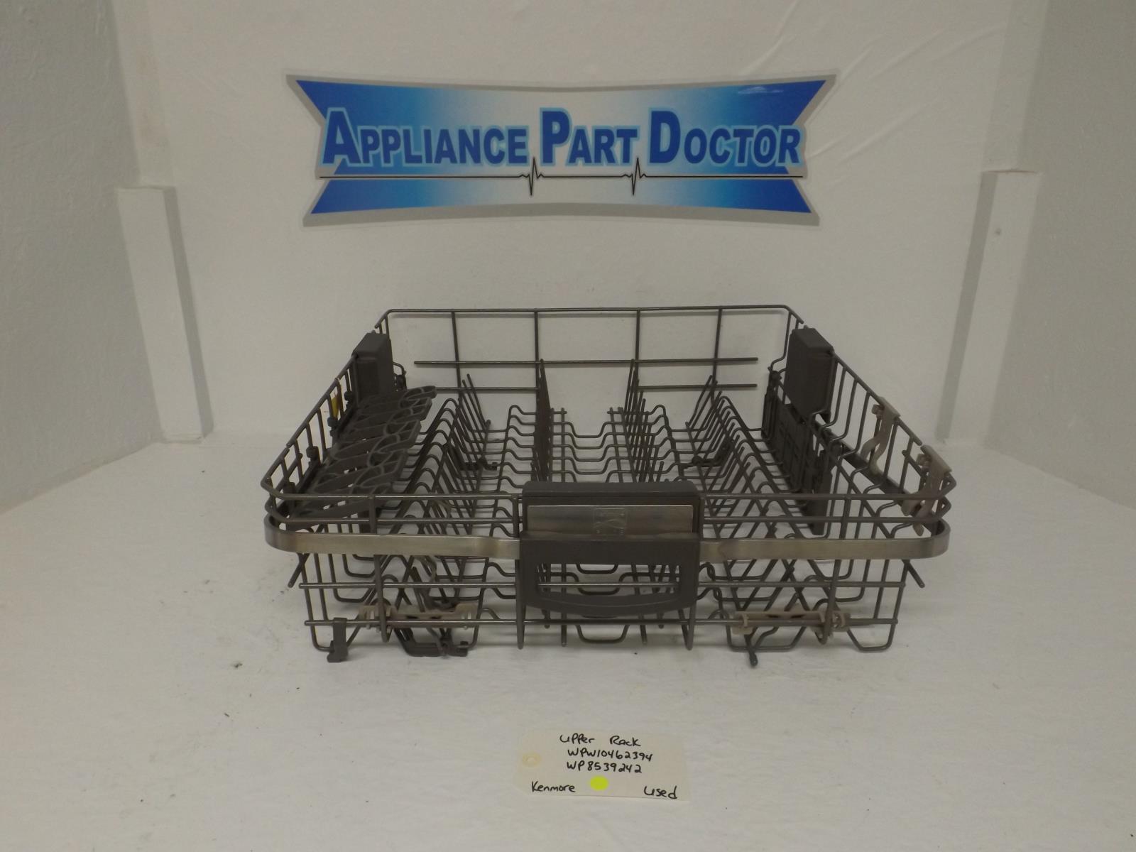 Kenmore Dishwasher WPW10462394  WP8539242 Upper Rack Used