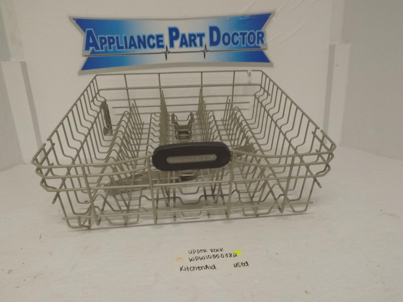 KitchenAid Dishwasher WPW10350382 Upper Rack Used