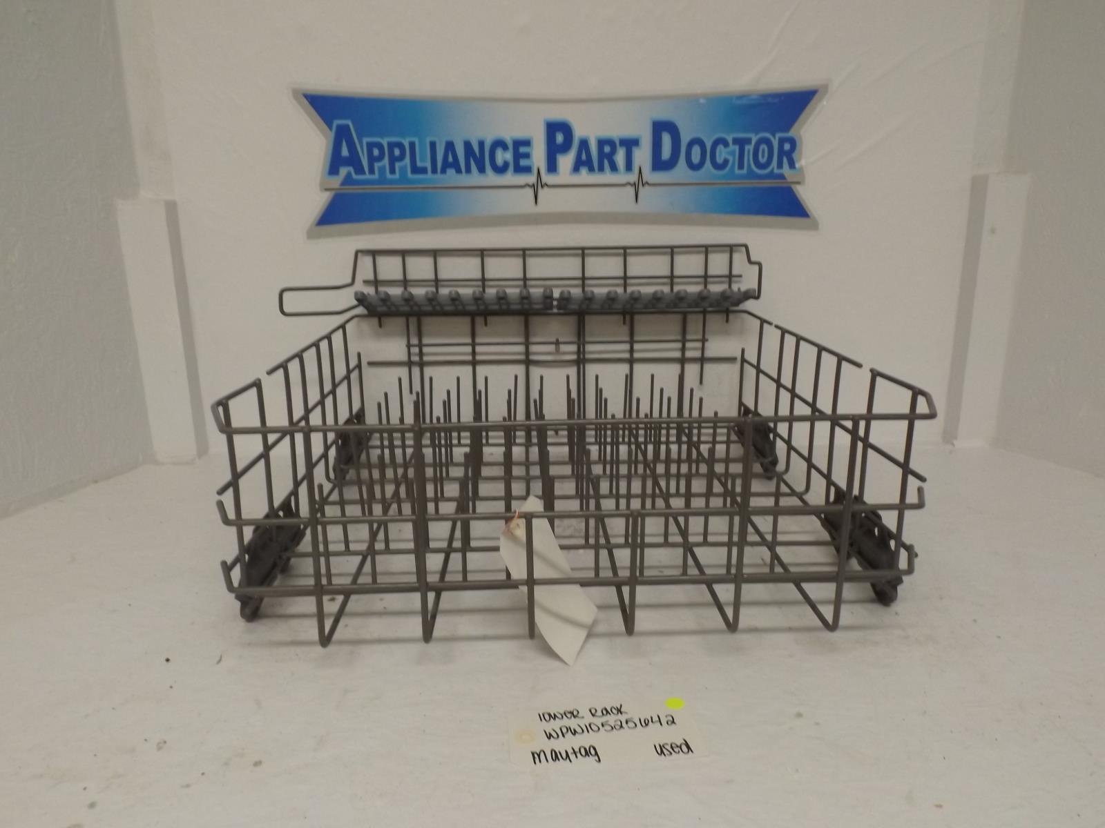 Maytag Dishwasher WPW10525642 Lower Rack Used