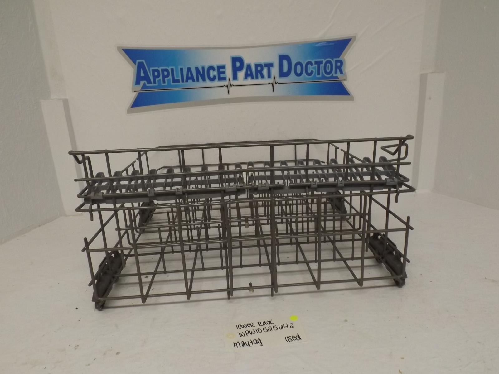 Maytag Dishwasher WPW10525642 Lower Rack Used