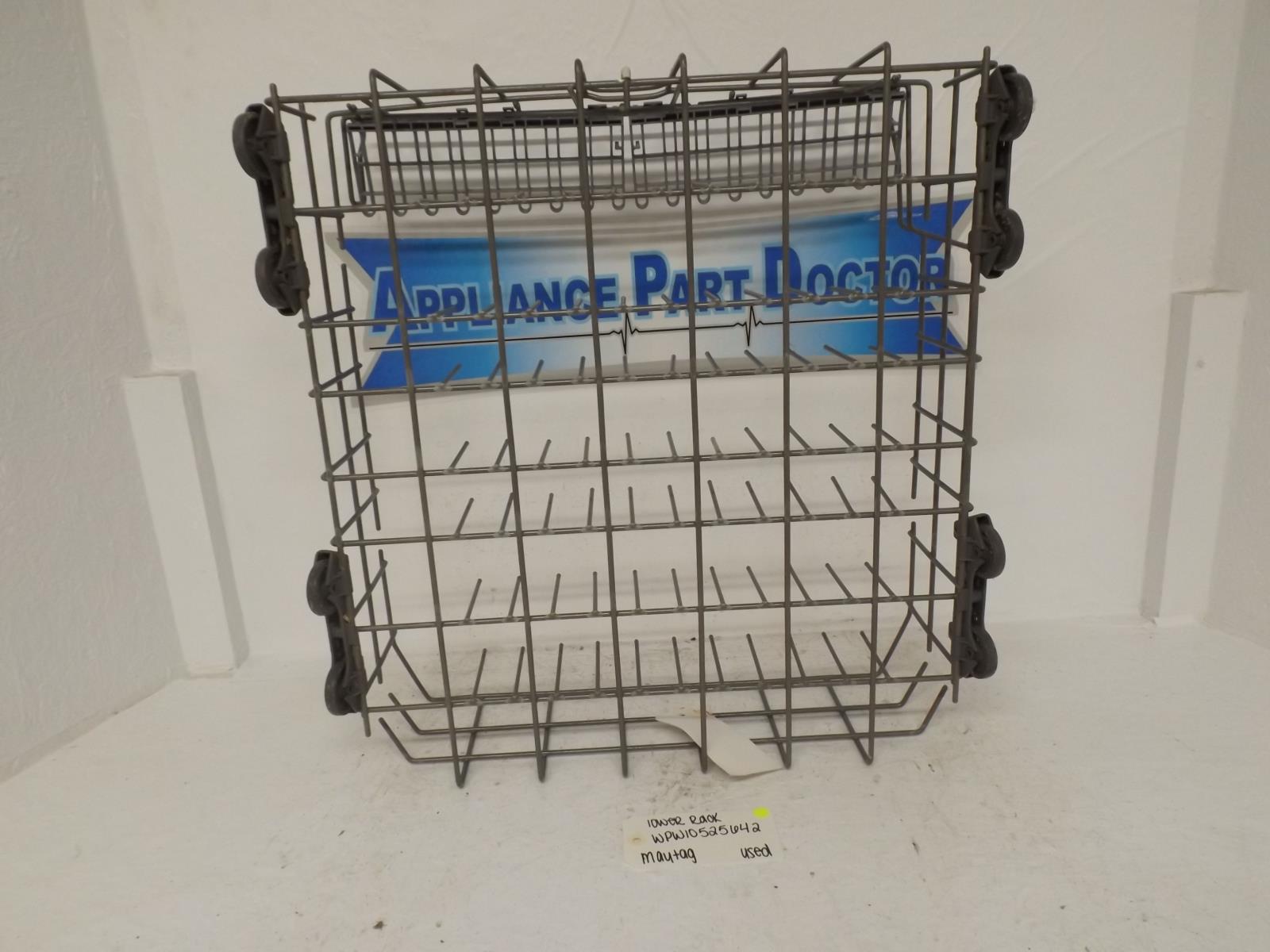 Maytag Dishwasher WPW10525642 Lower Rack Used