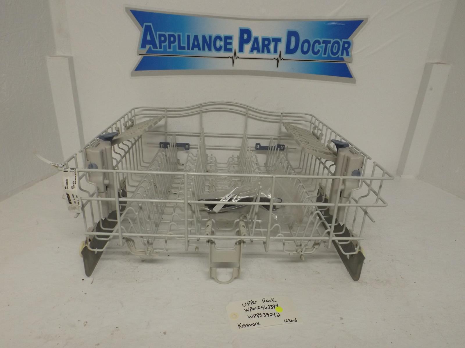 Kenmore Dishwasher WPW10462394  WP8539242 Upper Rack Used