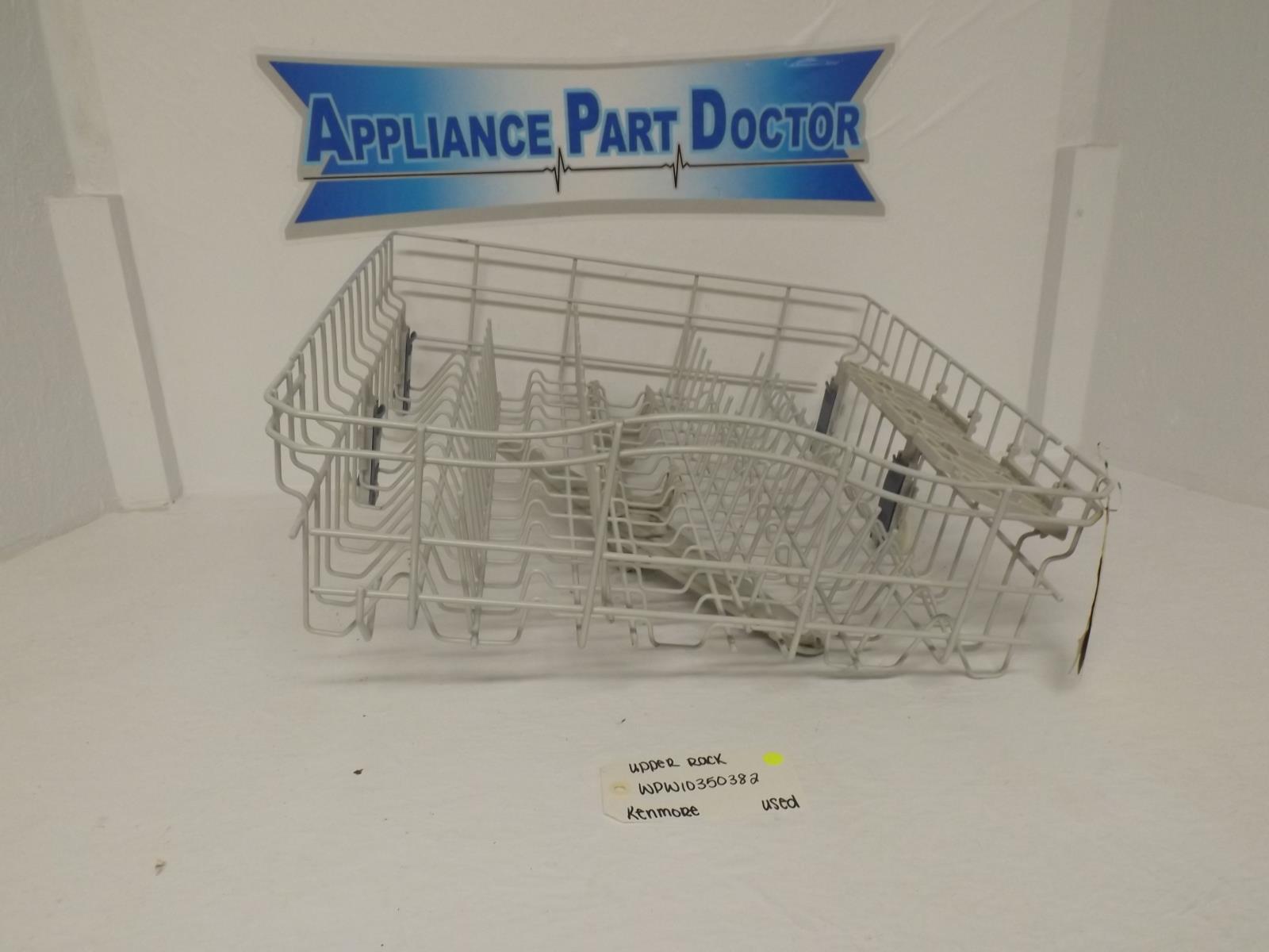 Kenmore Dishwasher WPW10350382 Upper Rack Used