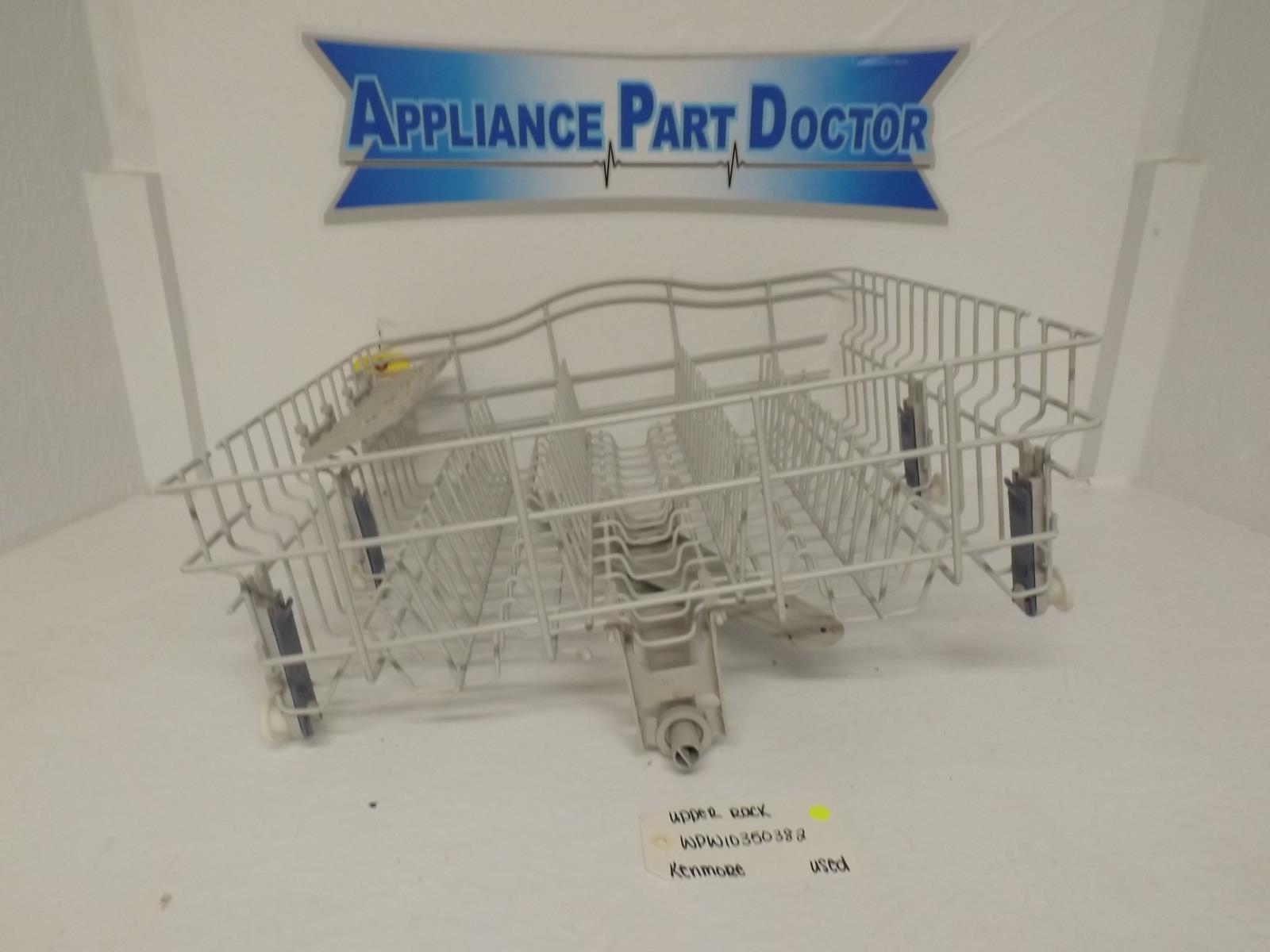 Kenmore Dishwasher WPW10350382 Upper Rack Used