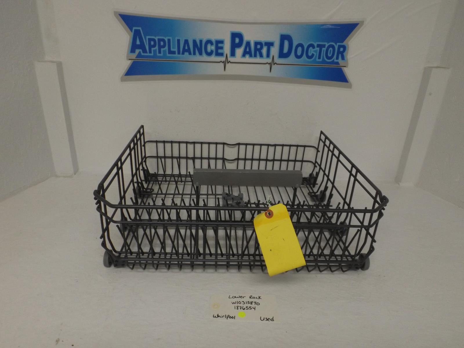 Whirlpool Dishwasher W10315890  1876554 Lower Rack Used