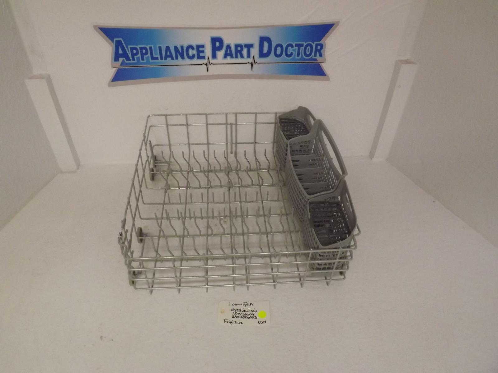 Frigidaire Dishwasher 808602402  154432604  5304506523 Lower Rack Used
