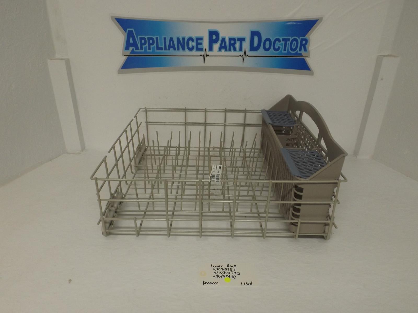 Kenmore Dishwasher W10781857  W10300732  W10840140 Lower Rack Used