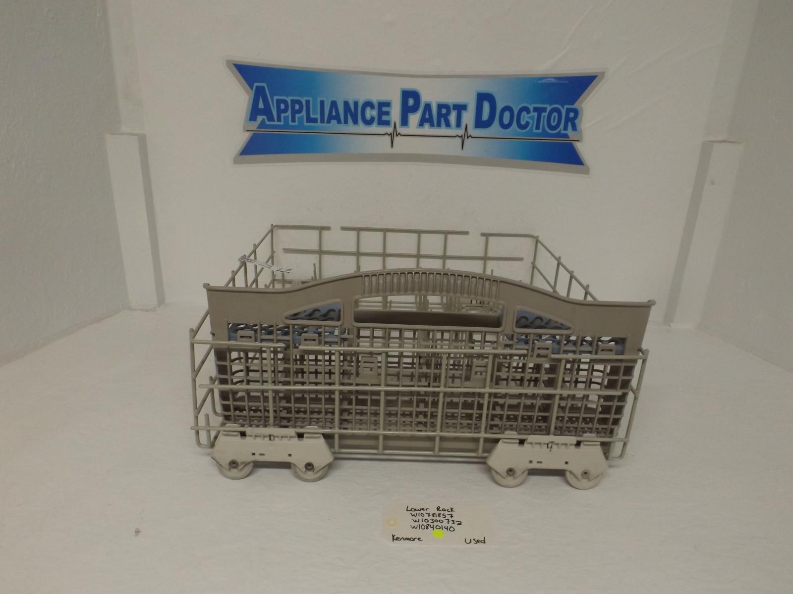 Kenmore Dishwasher W10781857  W10300732  W10840140 Lower Rack Used