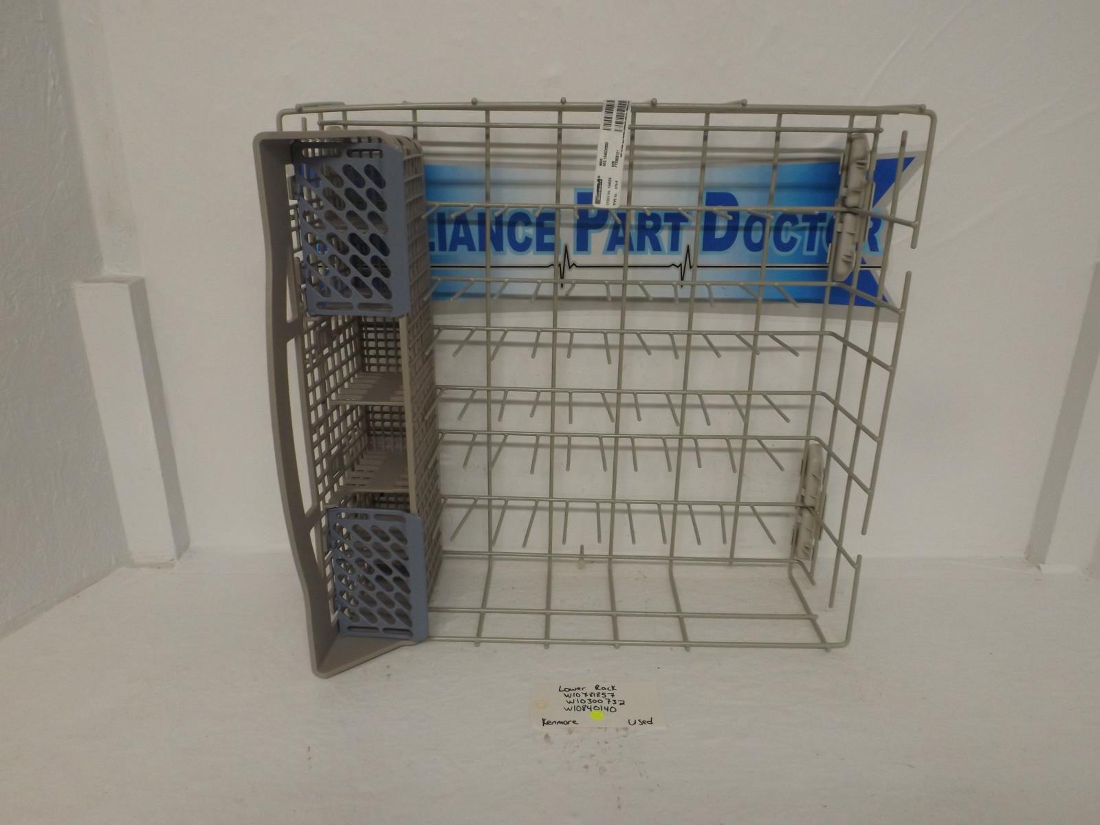 Kenmore Dishwasher W10781857  W10300732  W10840140 Lower Rack Used