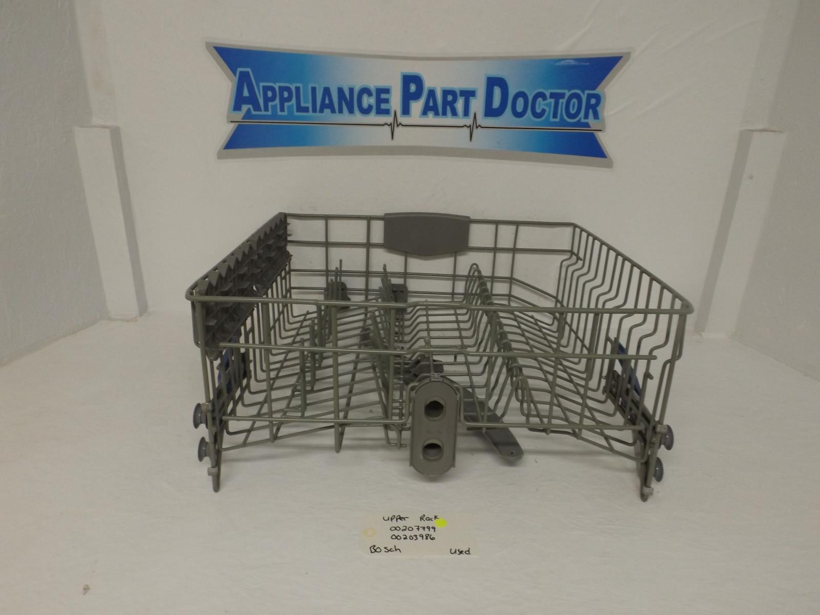 Bosch Dishwasher 00207799  00203986 Upper Rack Used