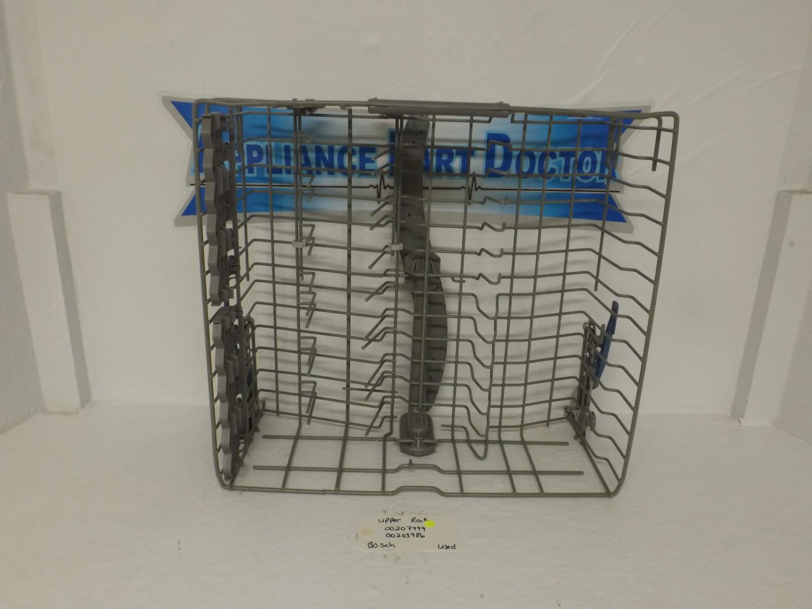 Bosch Dishwasher 00207799  00203986 Upper Rack Used