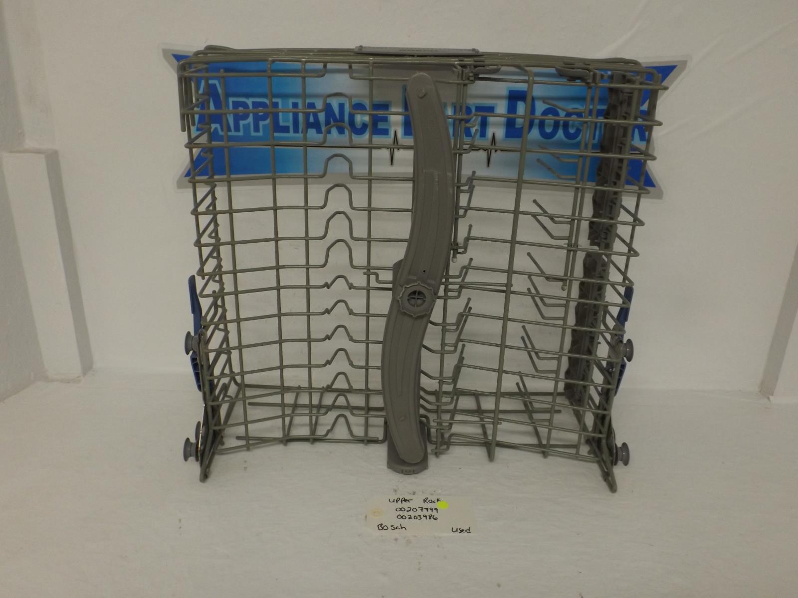 Bosch Dishwasher 00207799  00203986 Upper Rack Used