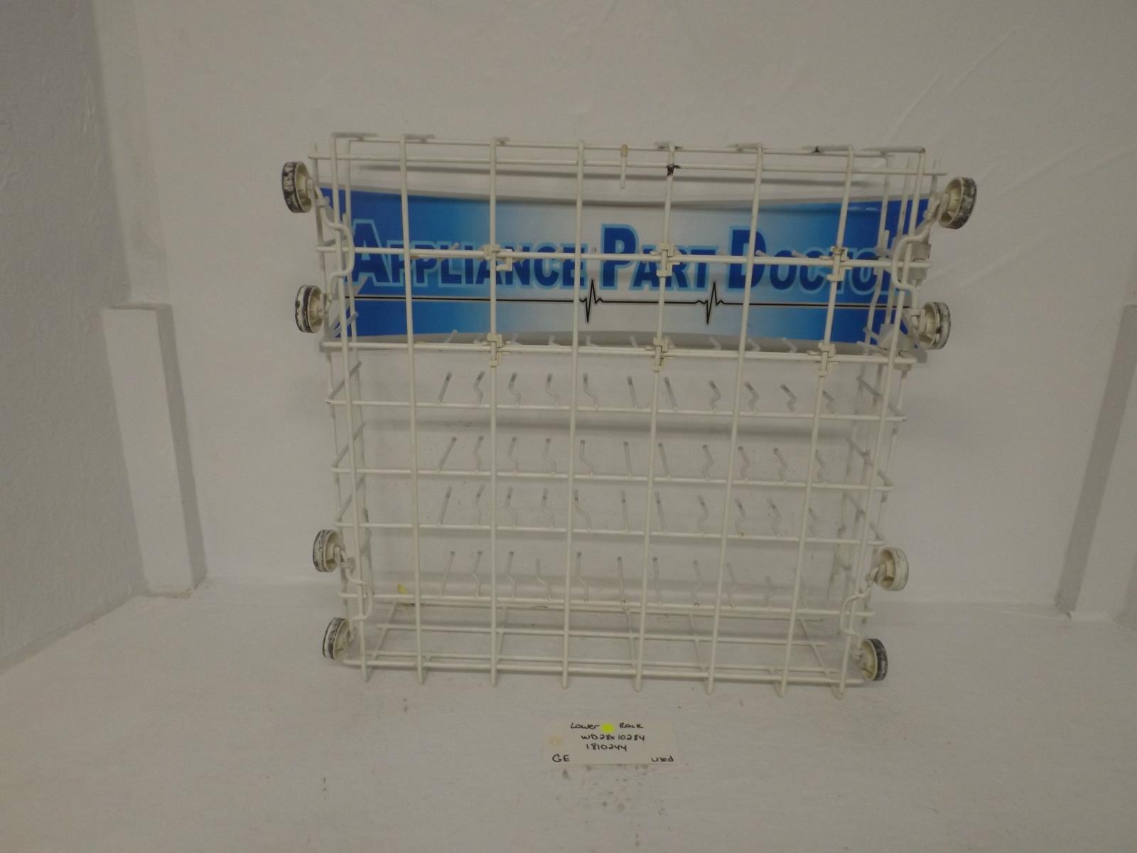 GE Lower Dishwasher WD28X10284  1810244 Lower Rack Used