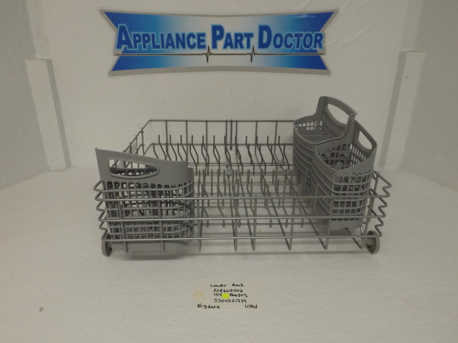 Frigidaire Dishwasher 808602402  154866803  5304521739 Lower Rack Used