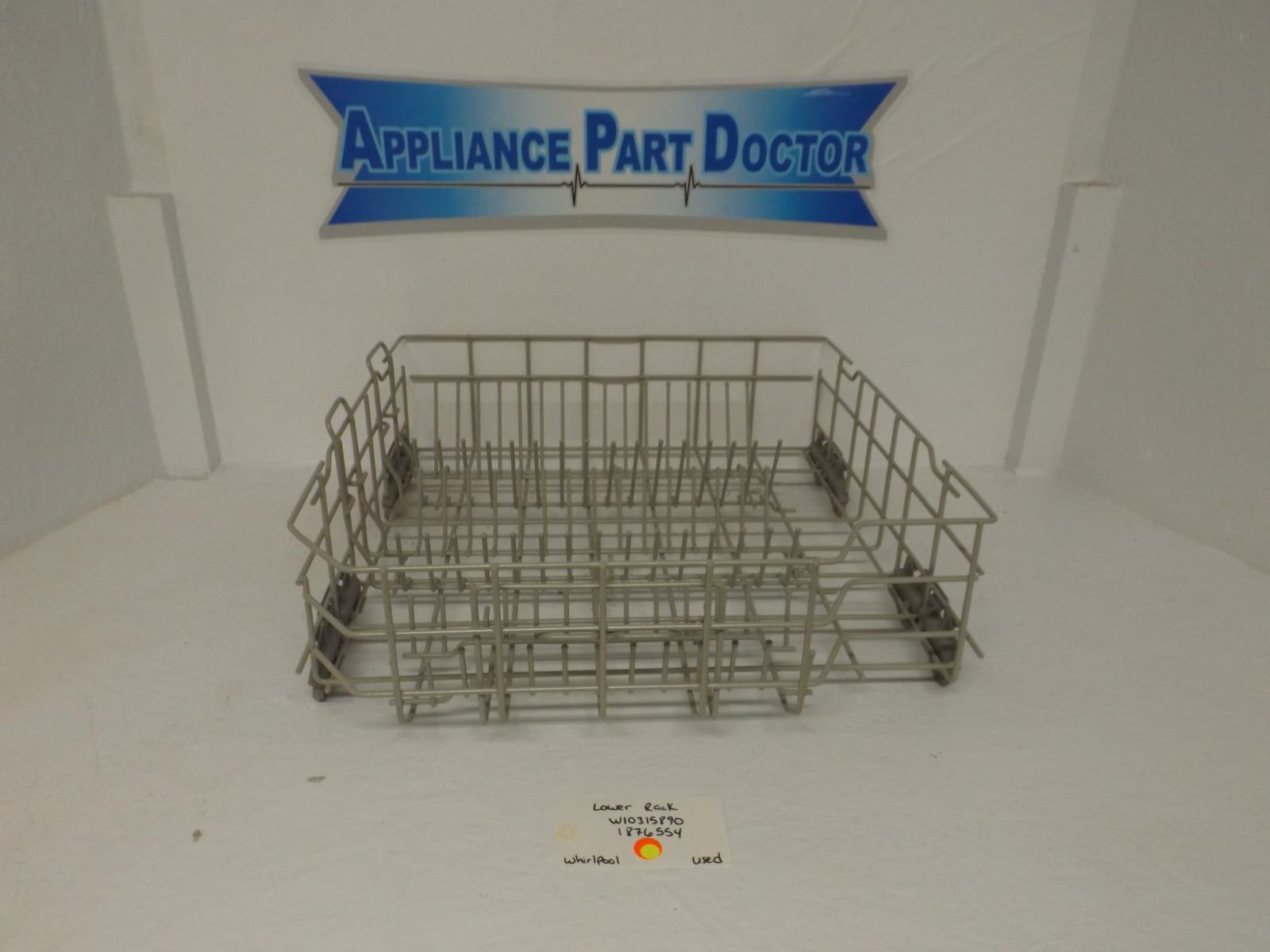 Whirlpool Dishwasher W10315890  1876554  Lower Rack Used
