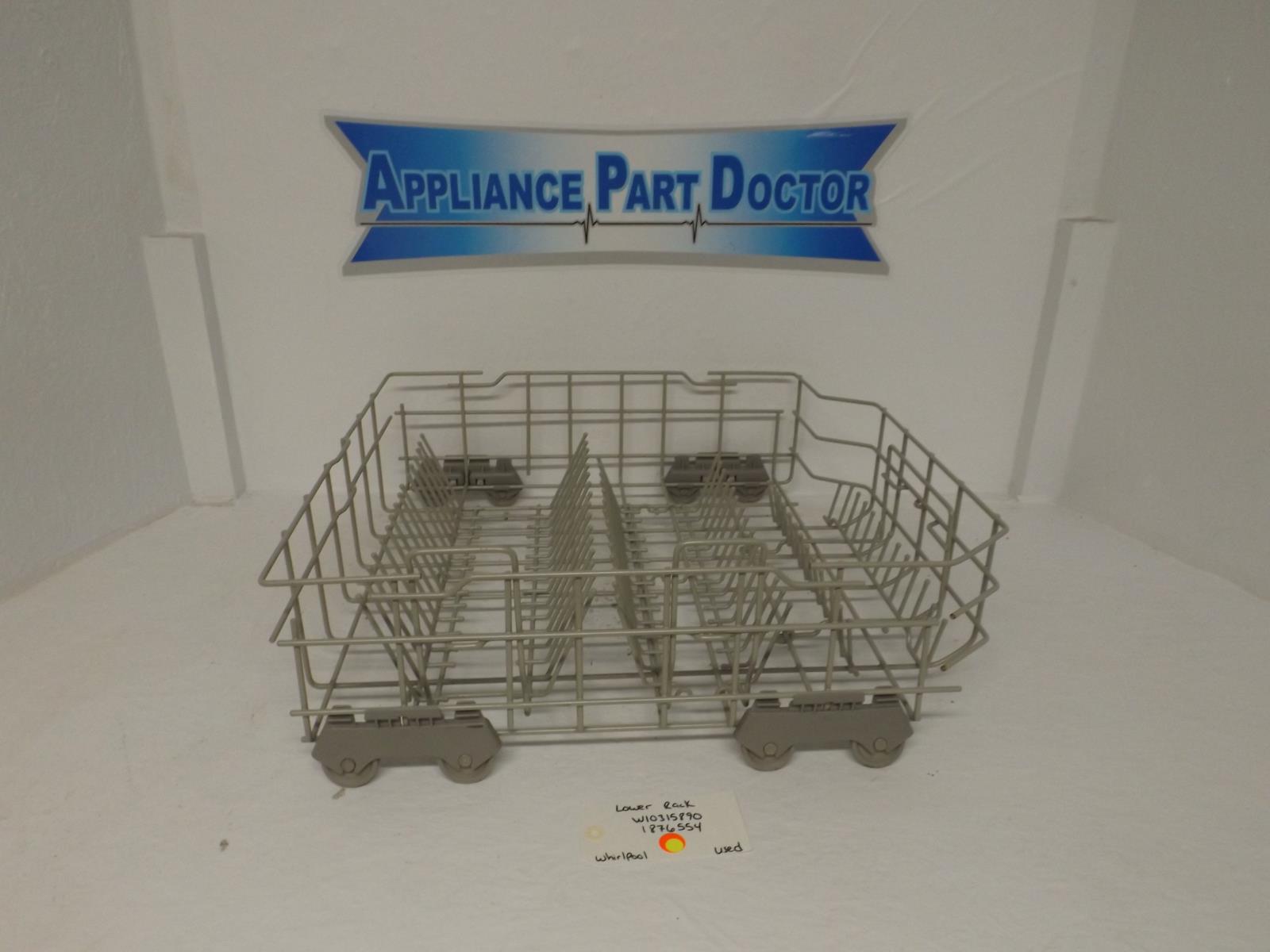 Whirlpool Dishwasher W10315890  1876554  Lower Rack Used