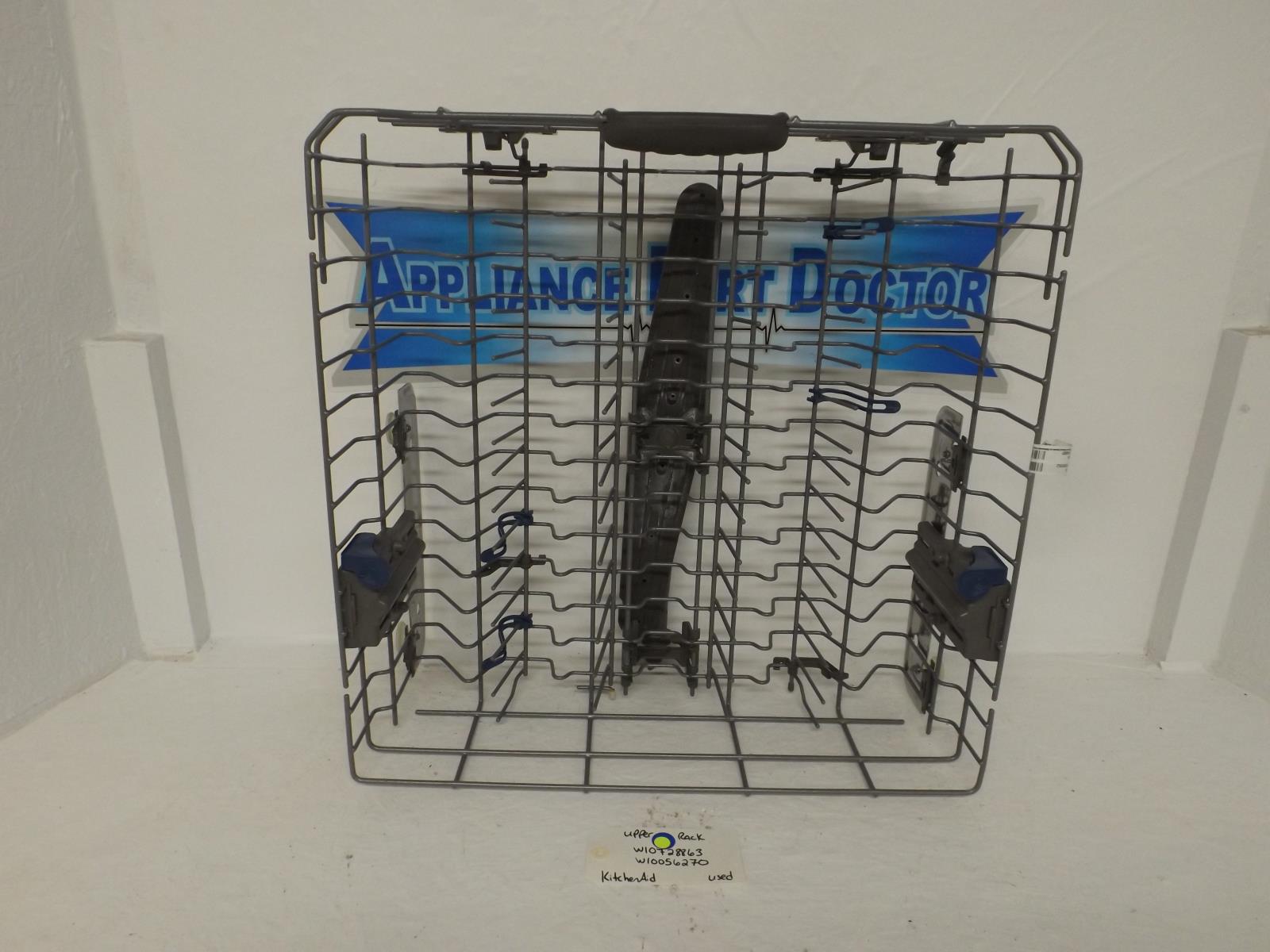 KitchenAid Dishwasher W10728863  W10056270 Upper Rack Used