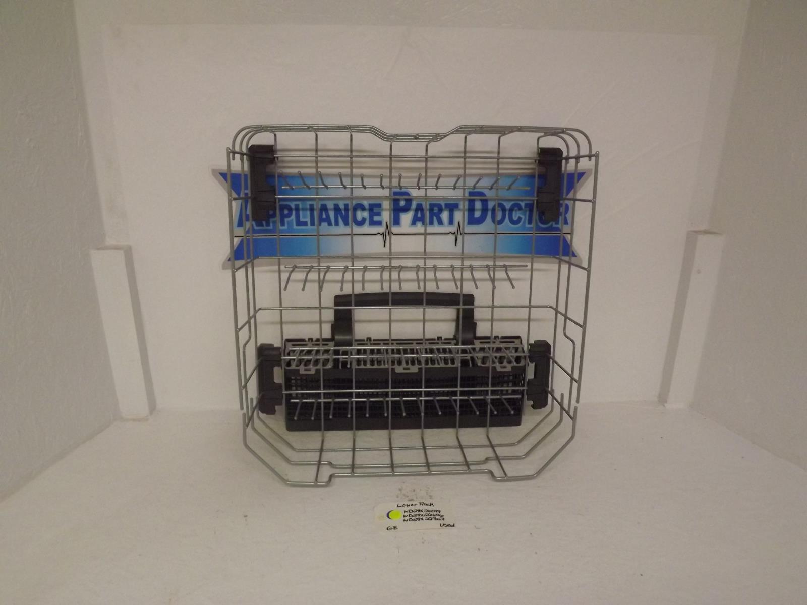 GE Dishwasher WD28X26099  WD28X22696  WD28X22867 Lower Rack Used