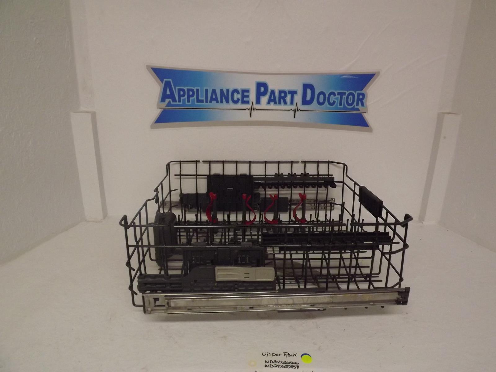 GE Dishwasher WD34X20566  WD28X22858  Upper Rack Used