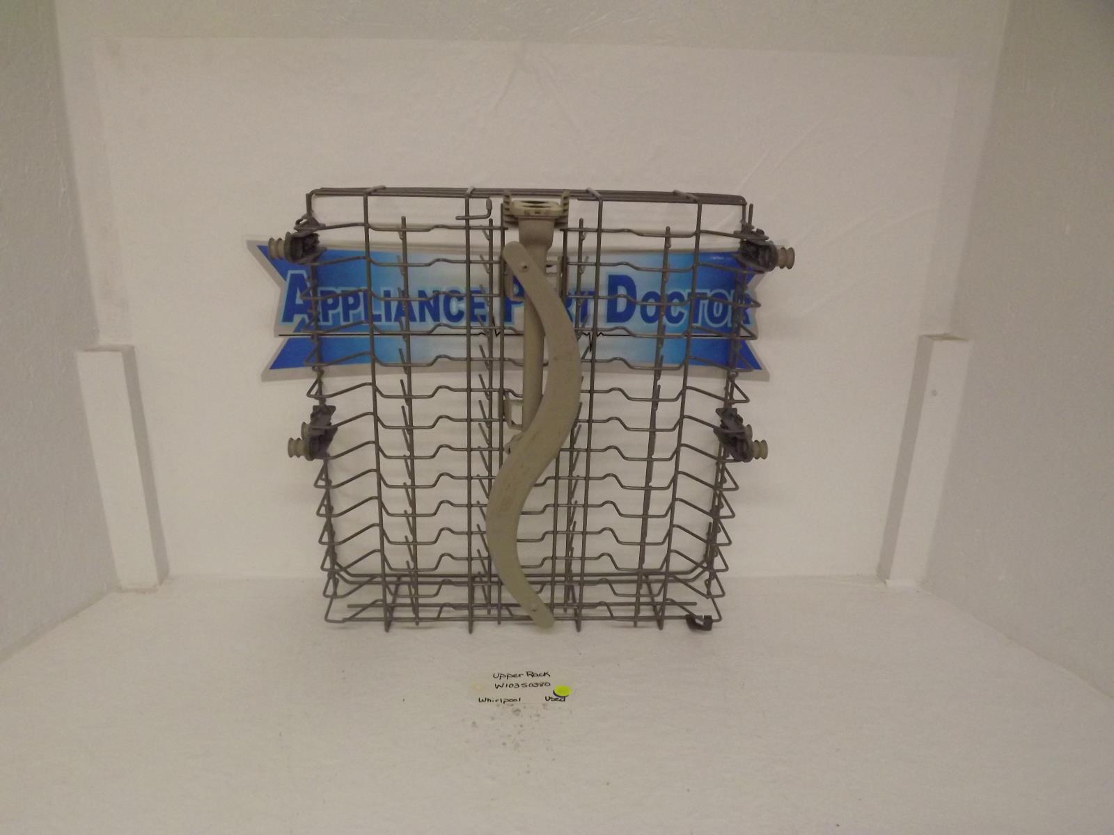 Whirlpool Dishwasher W10350380 Upper Rack Used