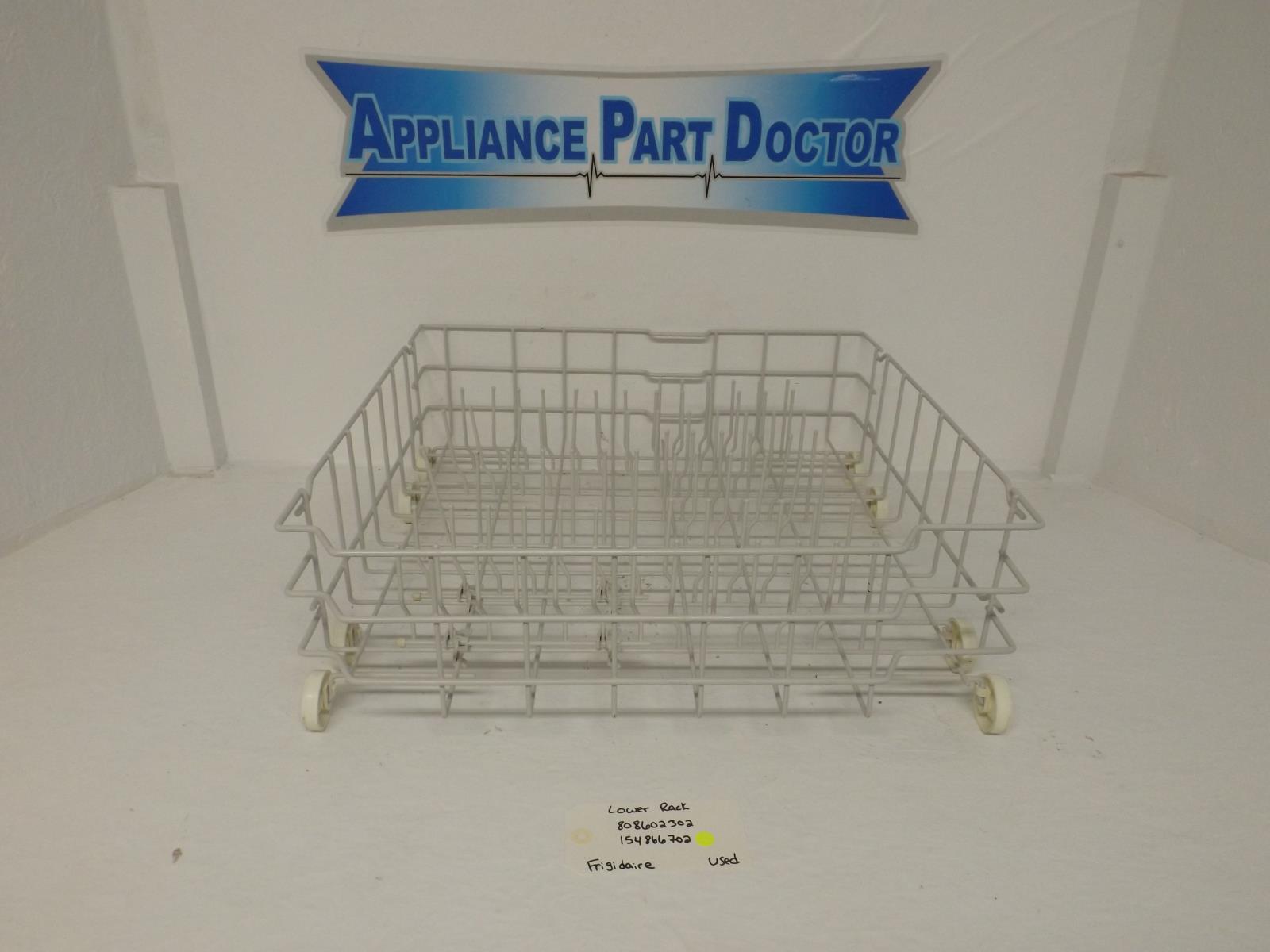 Frigidaire Dishwasher 808602302  154866702 Lower Rack Used