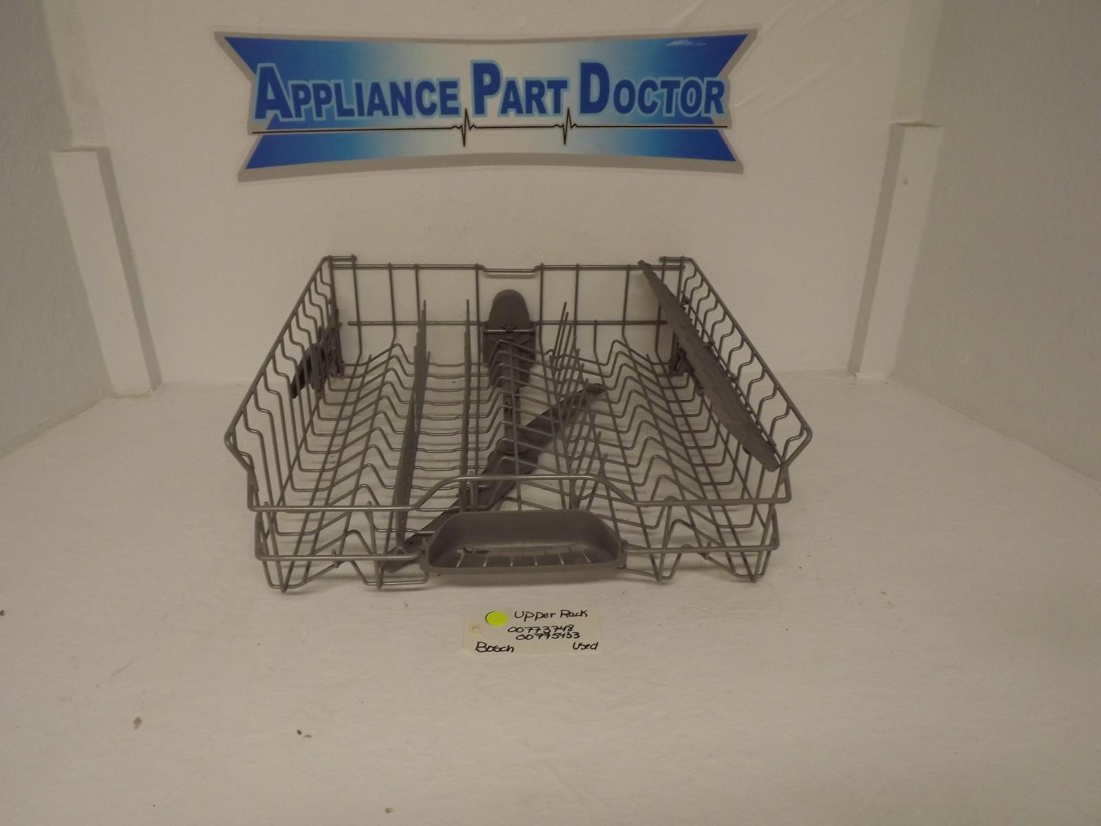 Bosch Dishwasher 00773748  00775433 Upper Rack Used